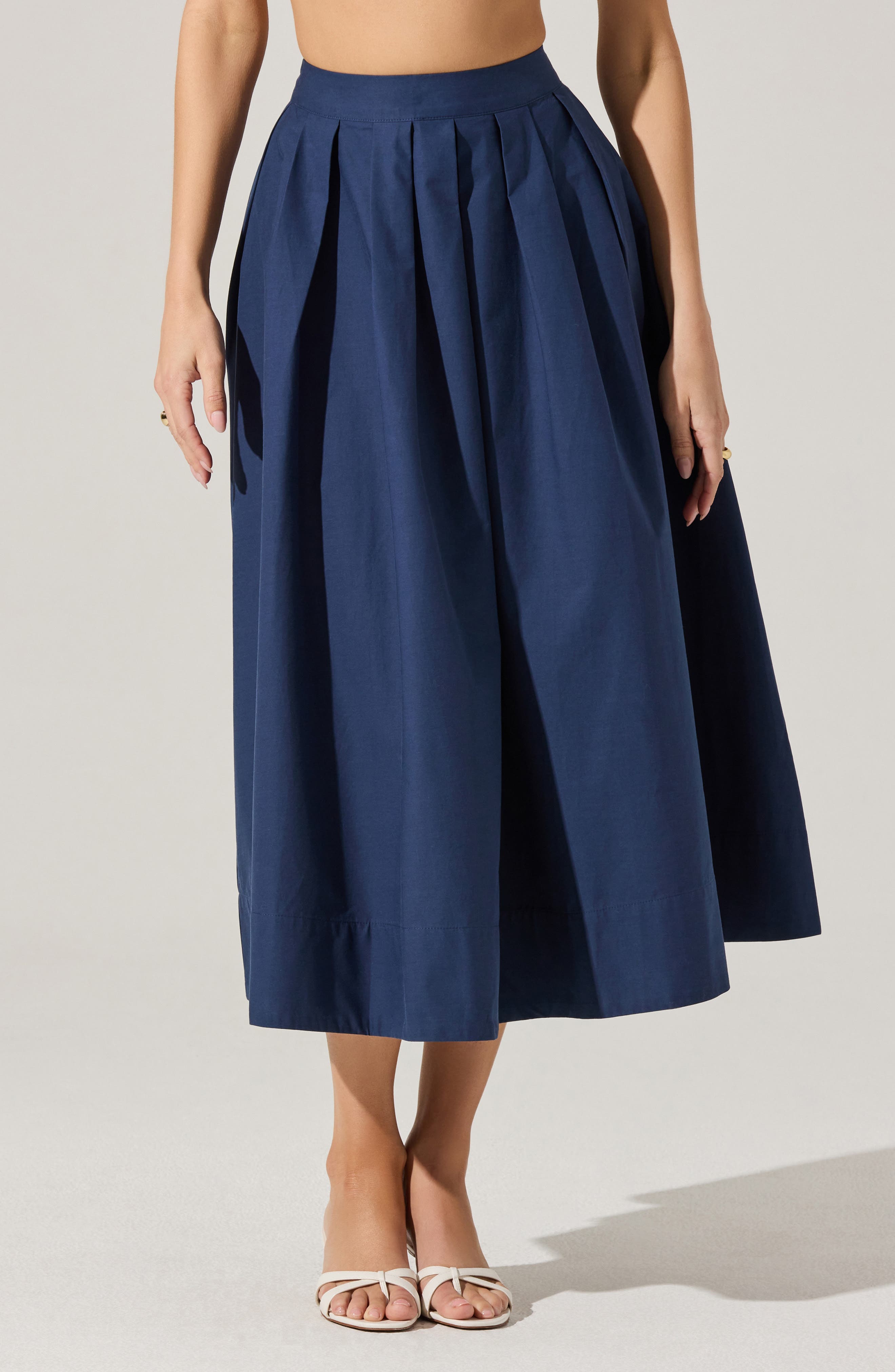 Cotton Midi Skirt - image 1