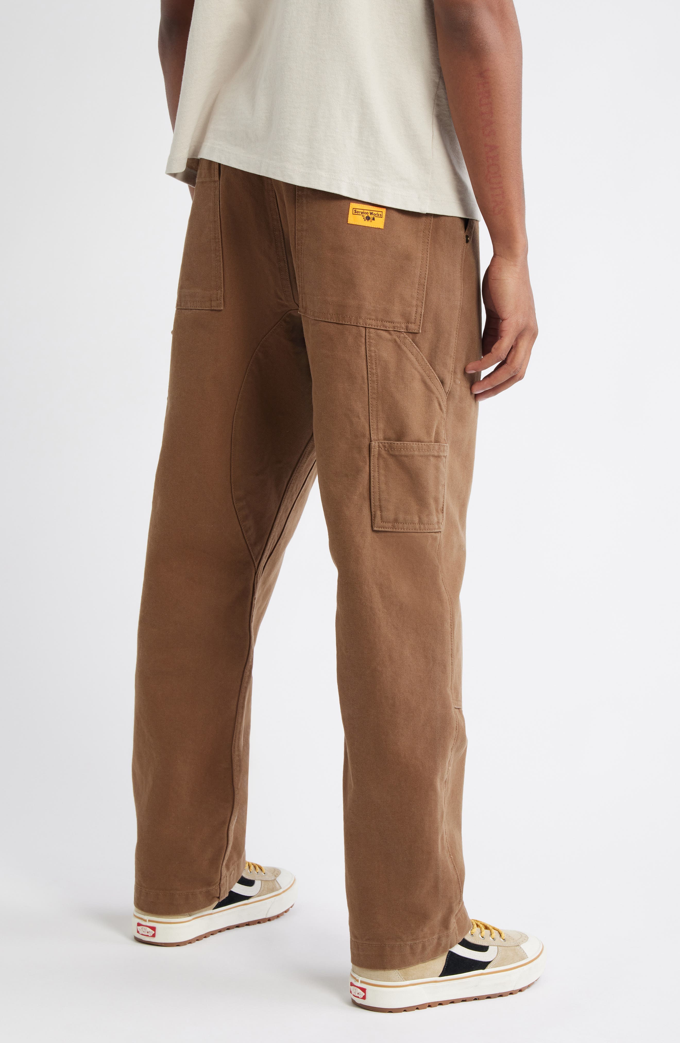Utility Organic Cotton Drawstring Chef Pants - image 2