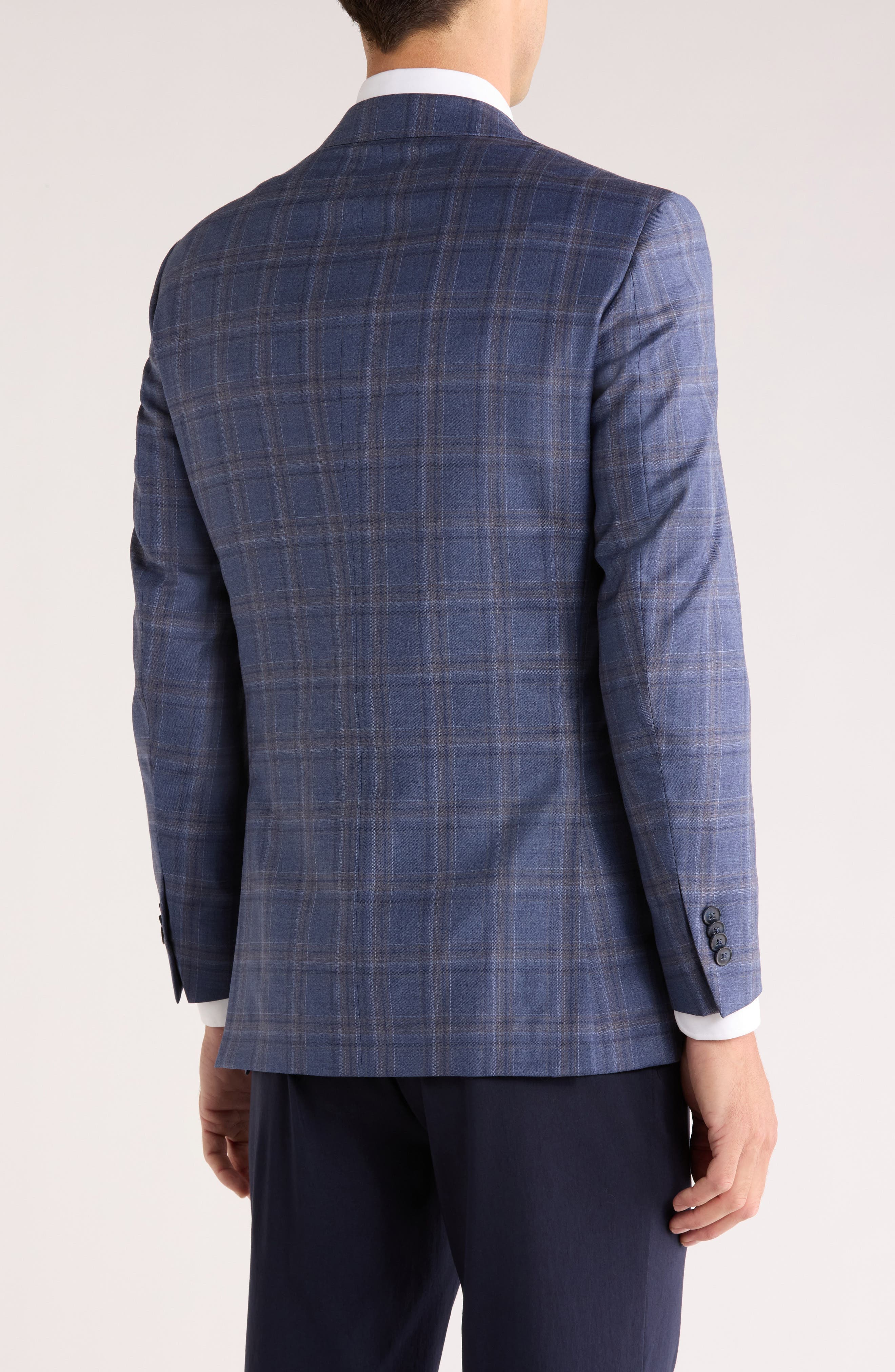 Plaid Wool Sport Coat - image 2