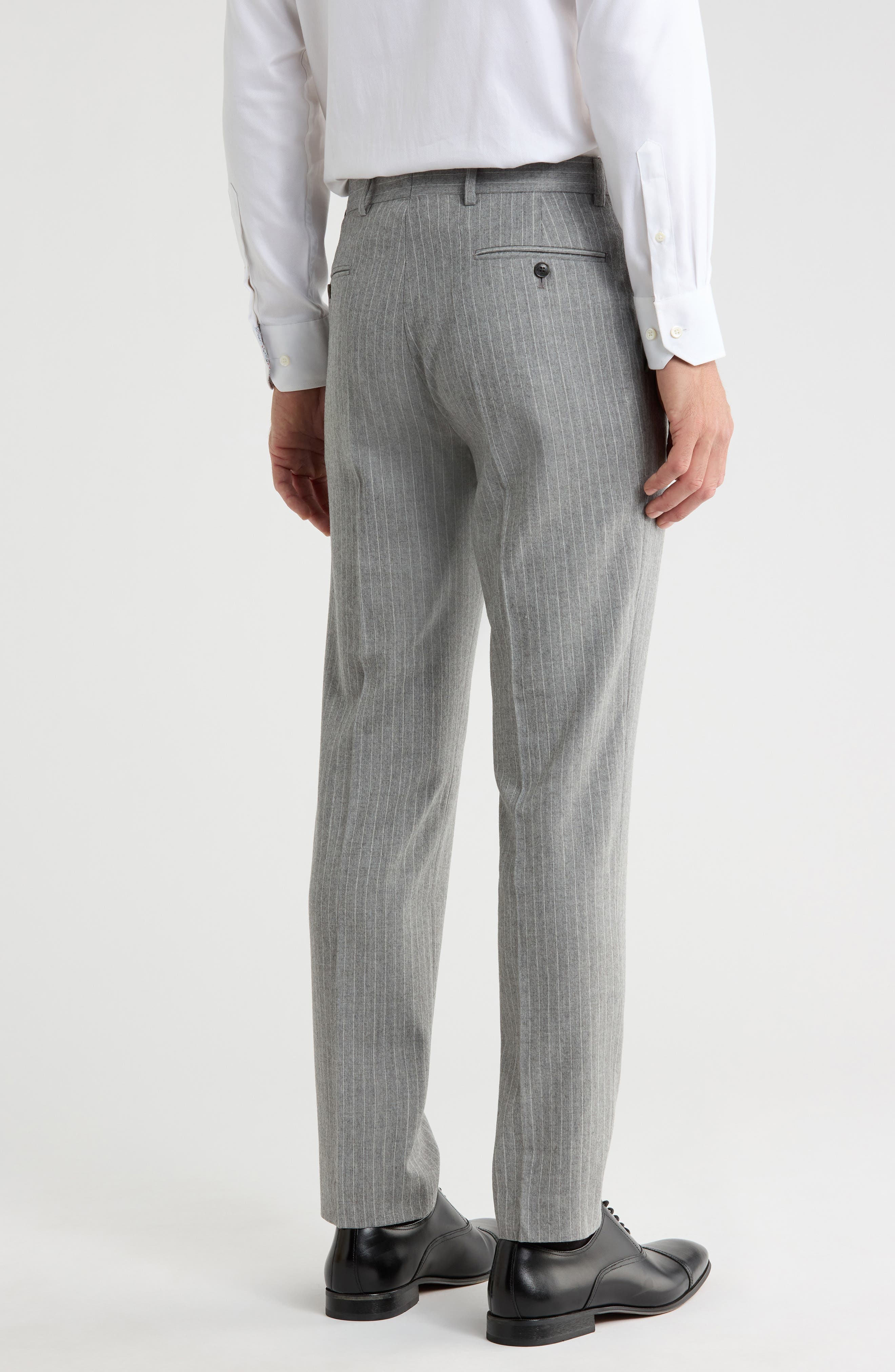 Pinstripe Wool Dress Pants - image 2