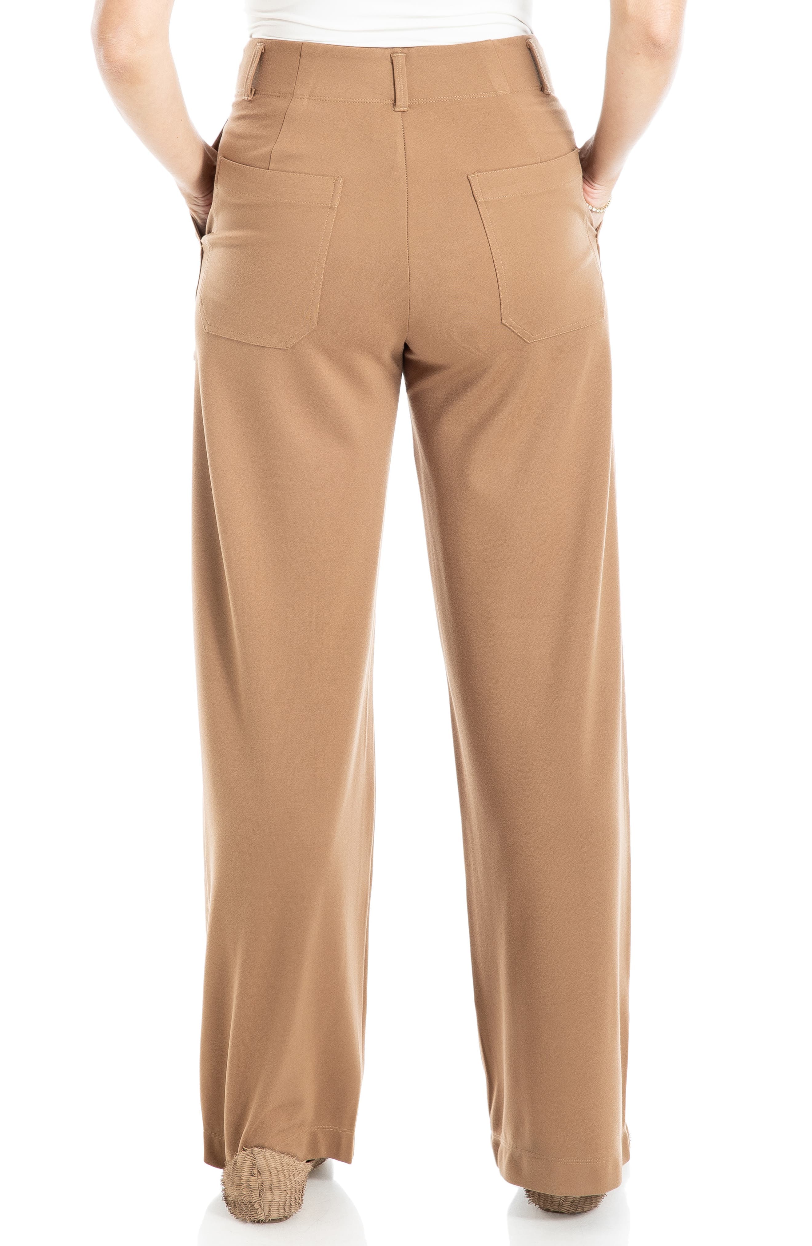 Ponte High Waist Wide Leg Pants - image 4