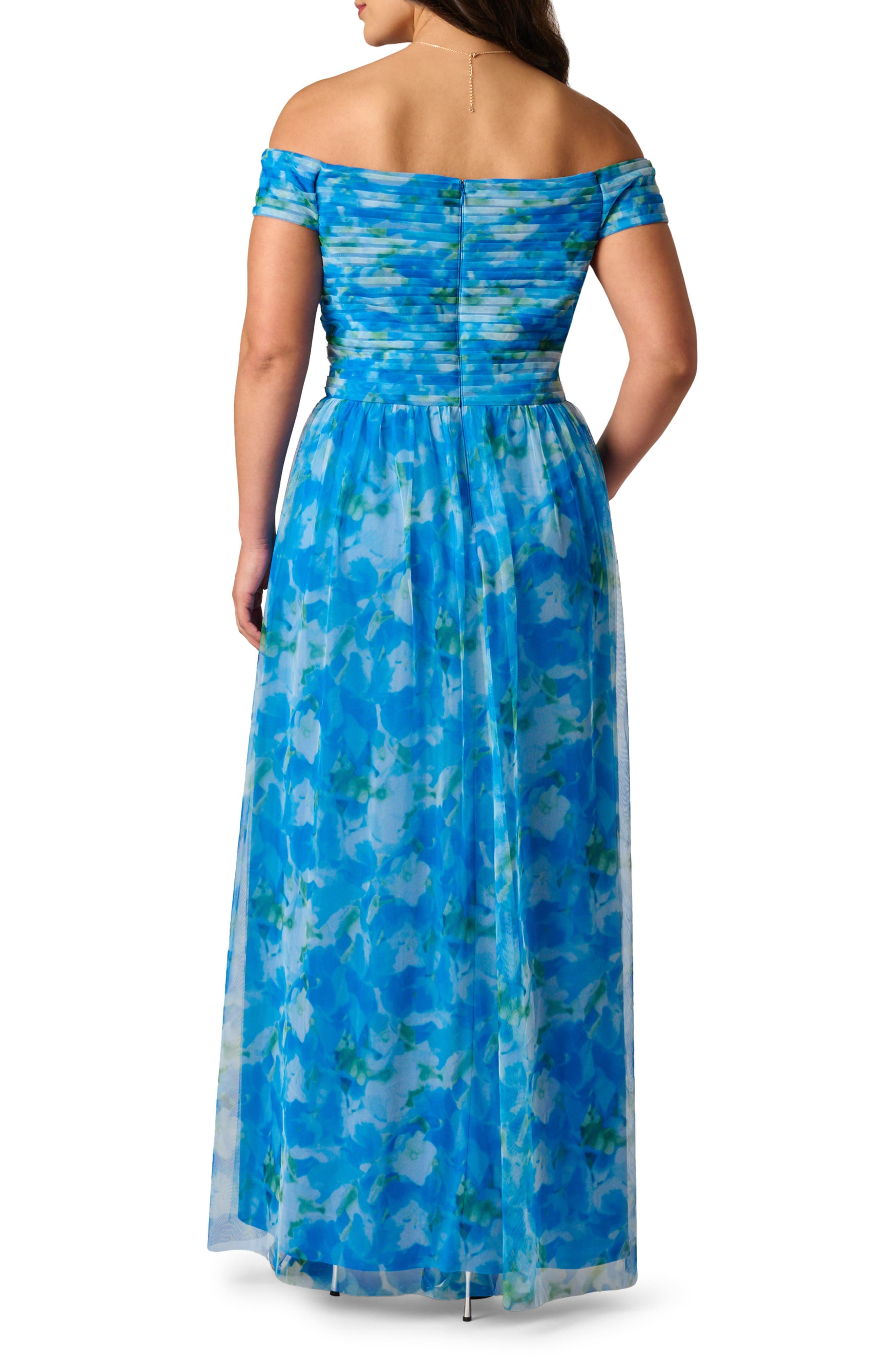 Sweetpea Off the Shoulder Tulle Gown - image 2
