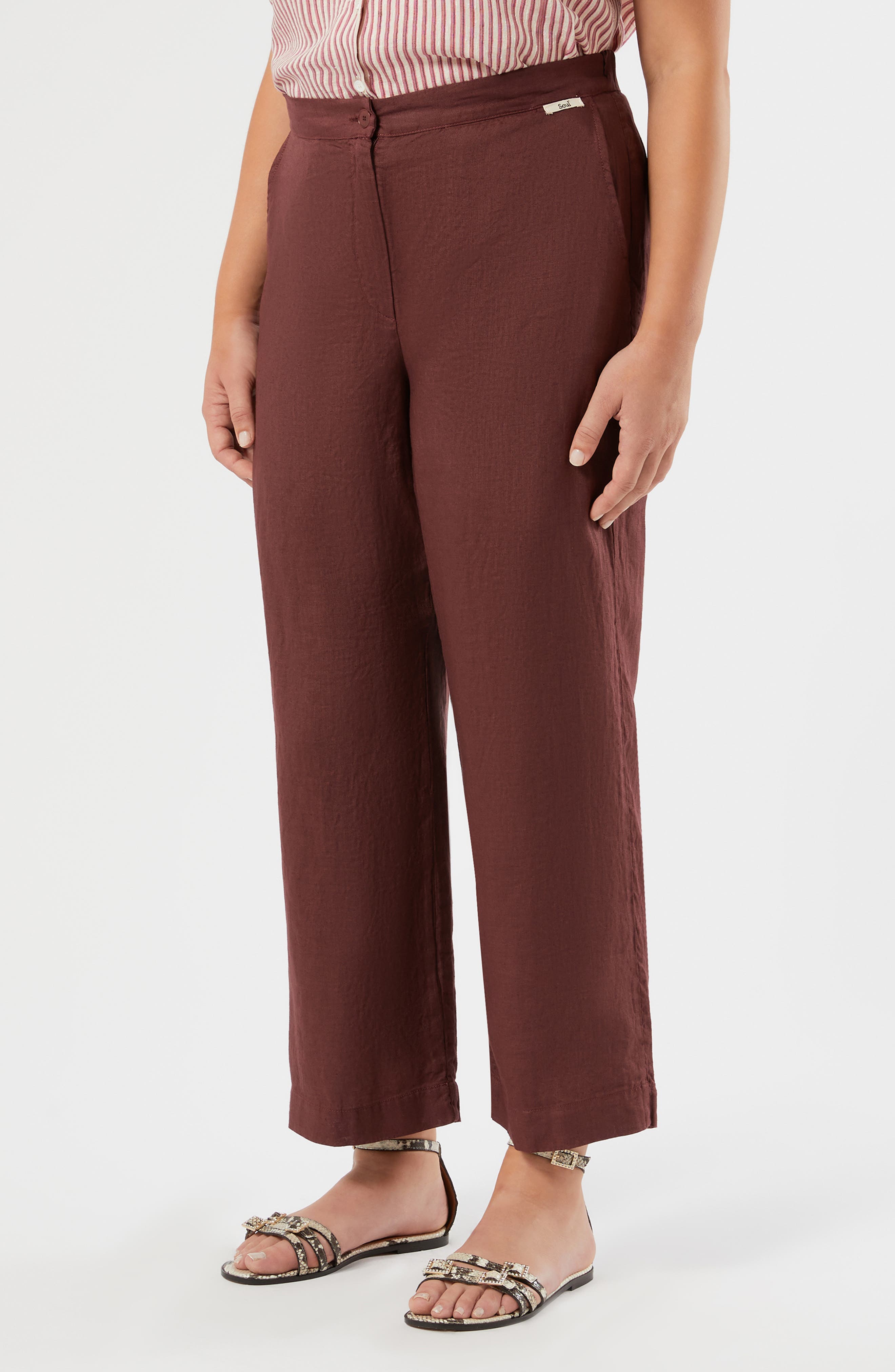 Vorafo Wide Leg Linen Pants - image 1
