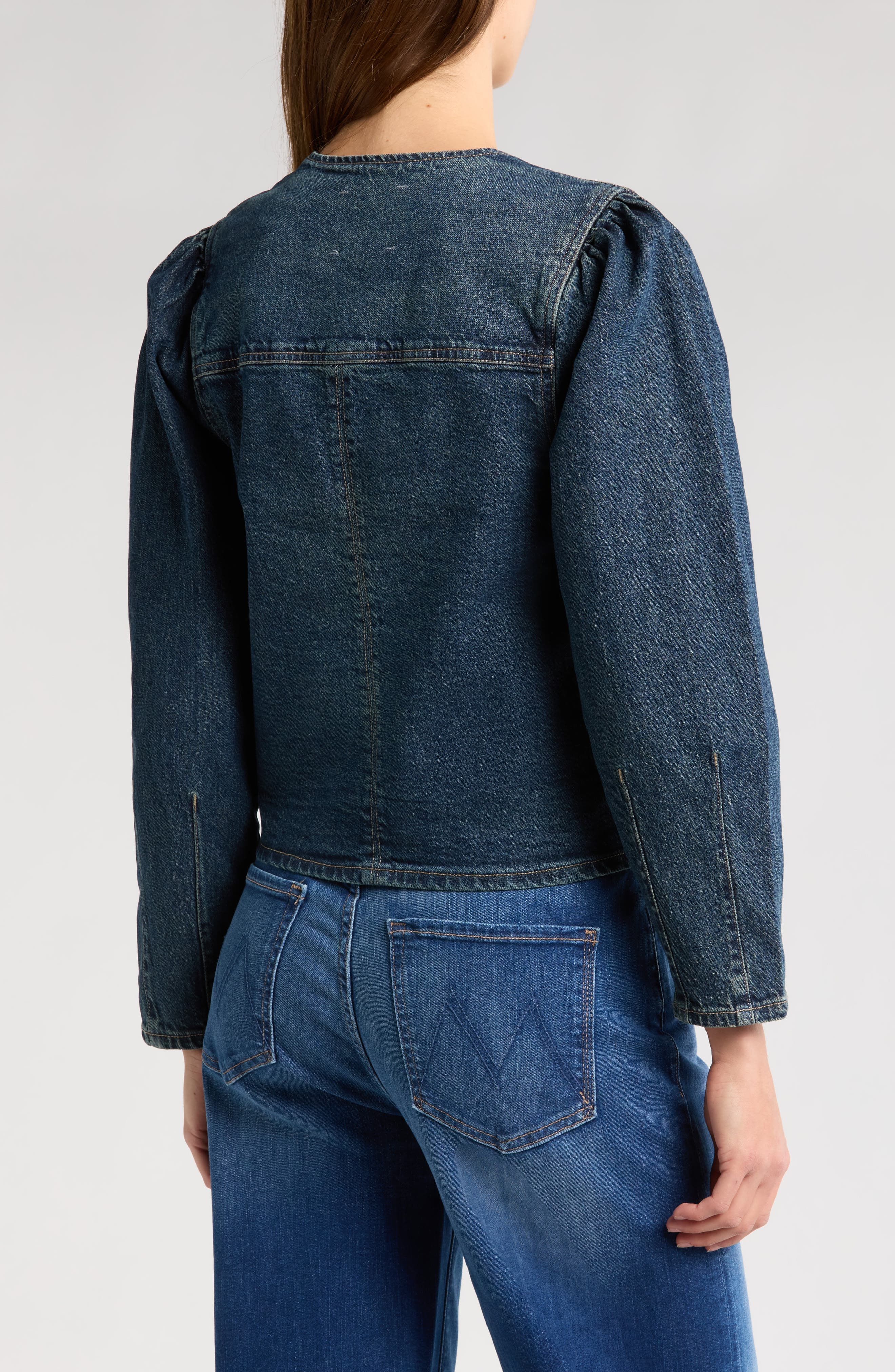 Double Breasted Denim Jacket - image 2