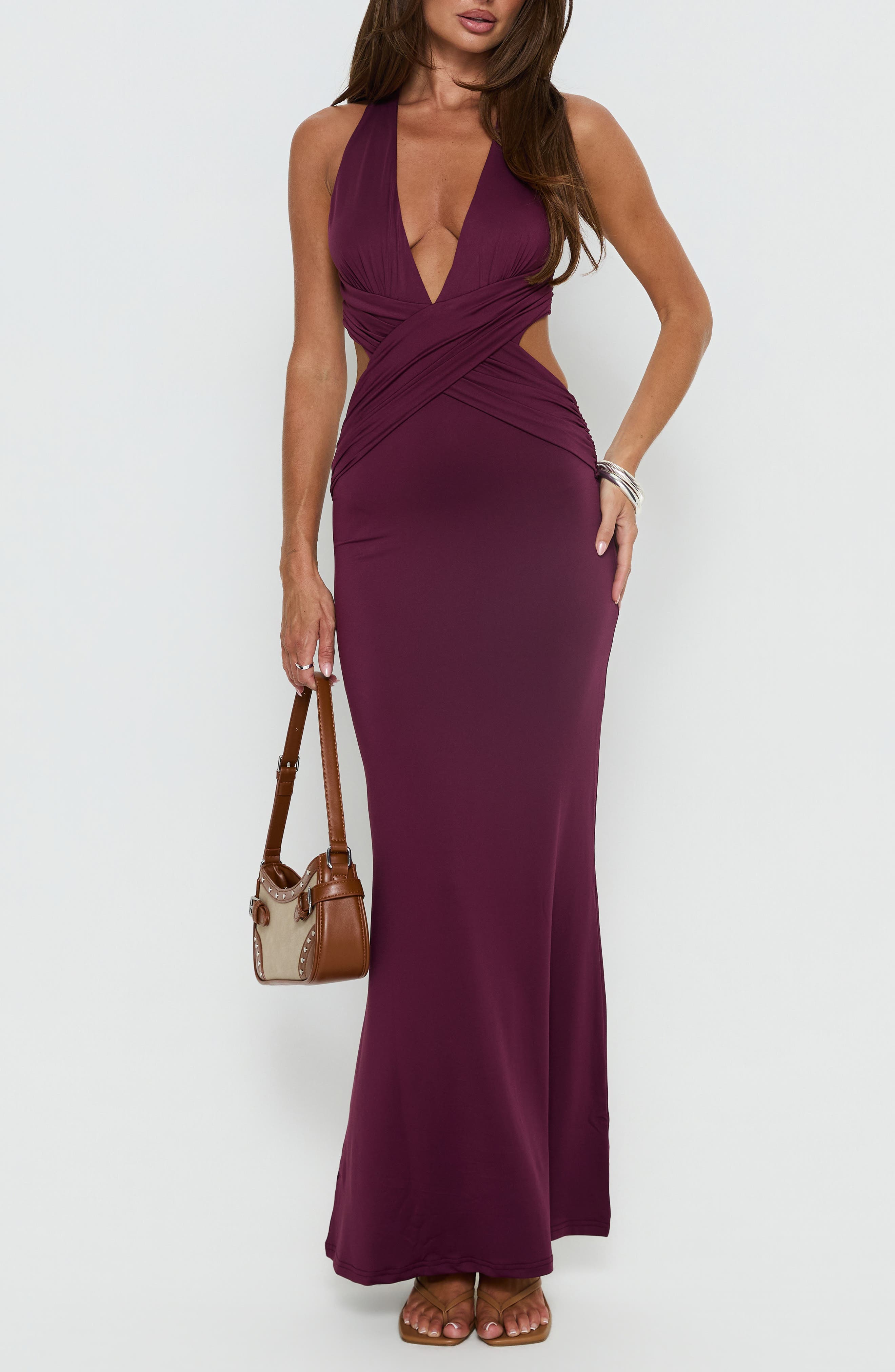Bambia Cutout Sleeveless Gown - image 1