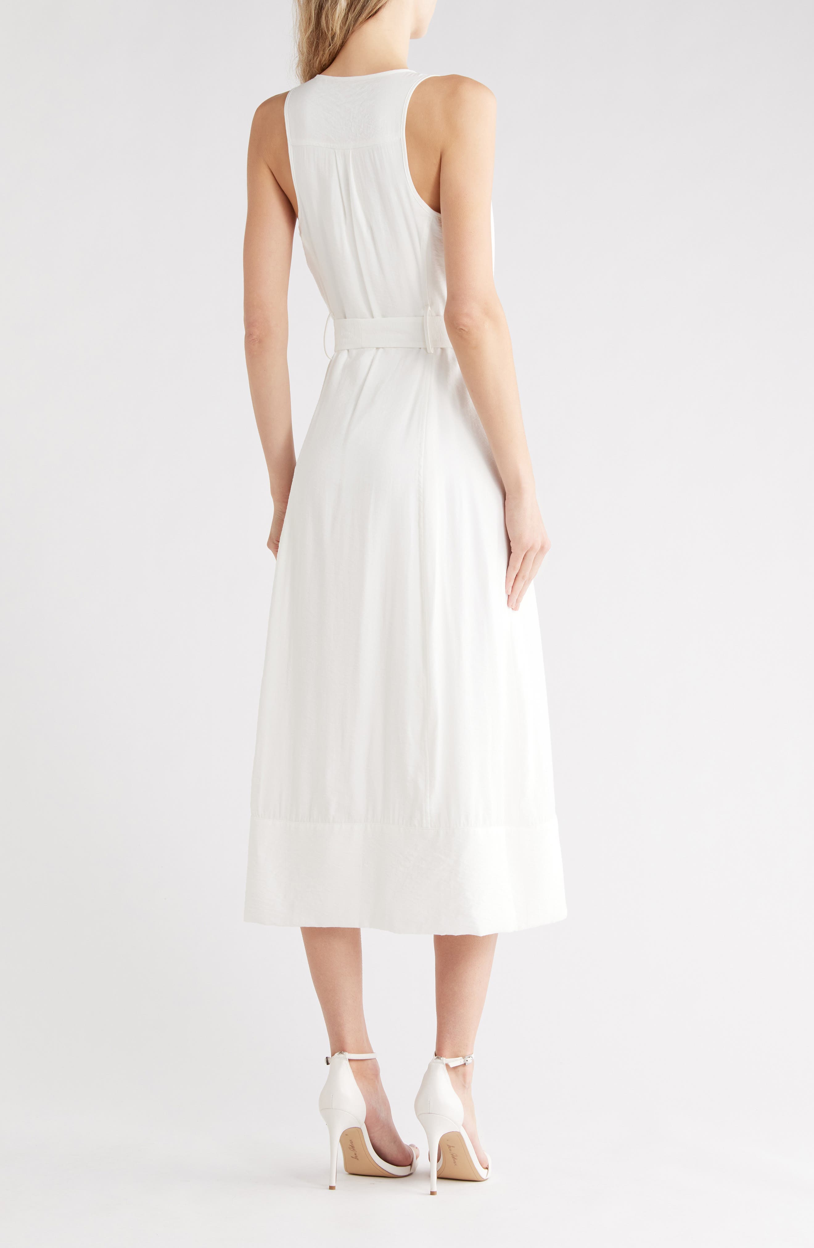 Nomi Belted Sleeveless Midi Dress - image 2