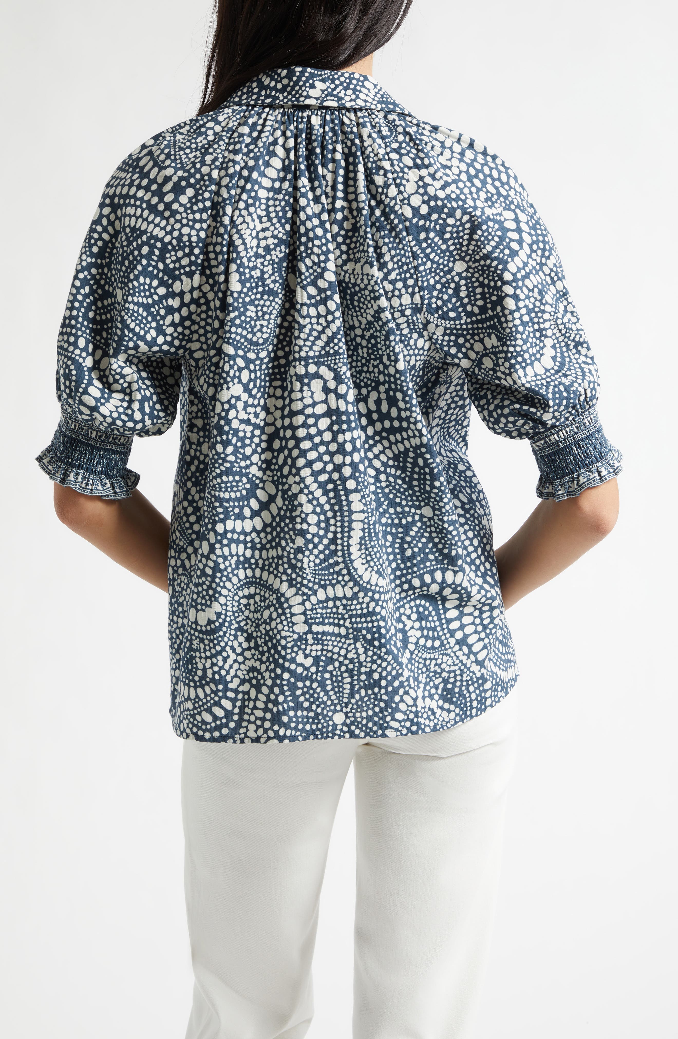 Freya Cotton Button-Up Shirt - image 2