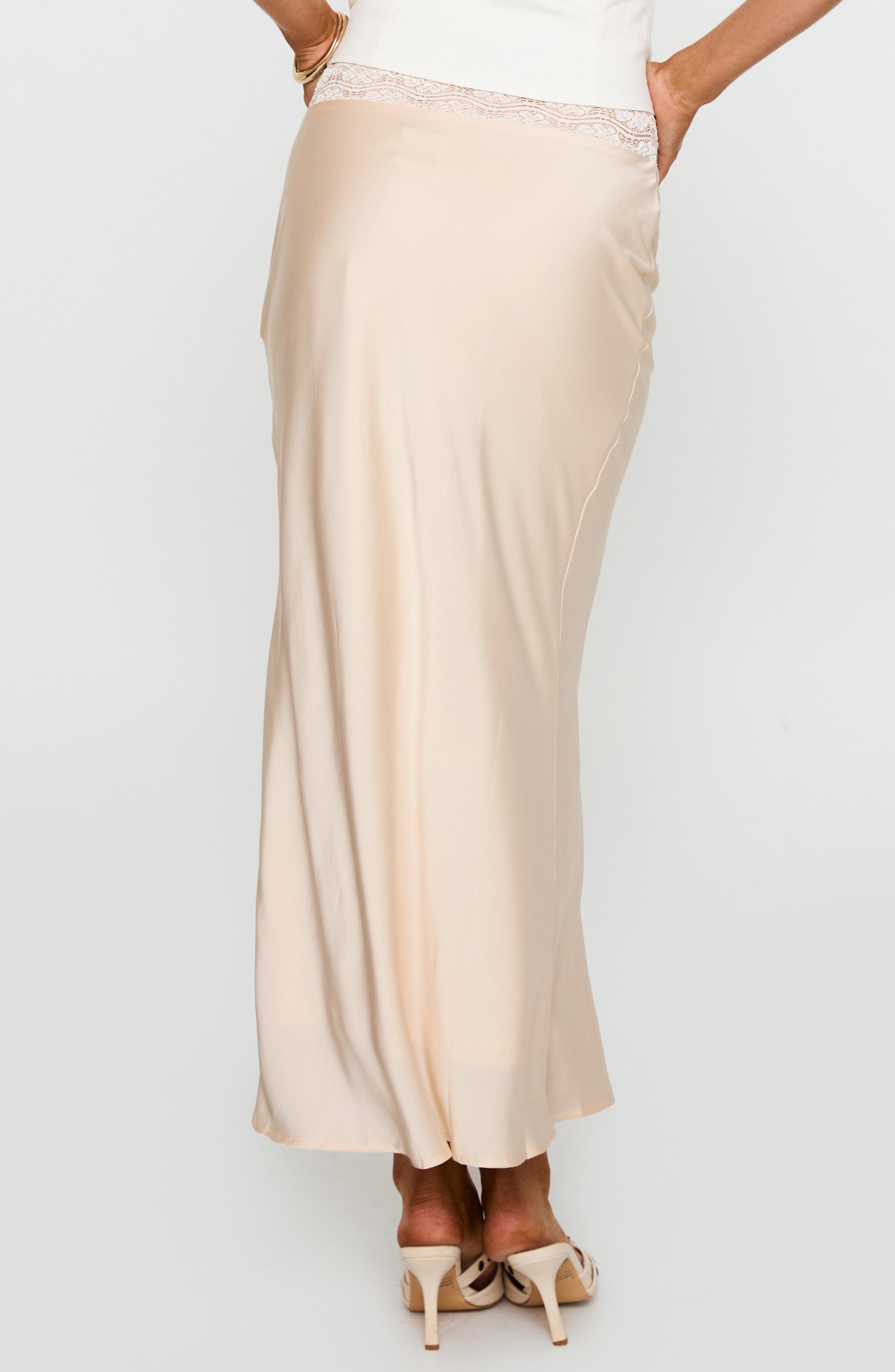 The Charmaine Satin Maxi Skirt - image 2