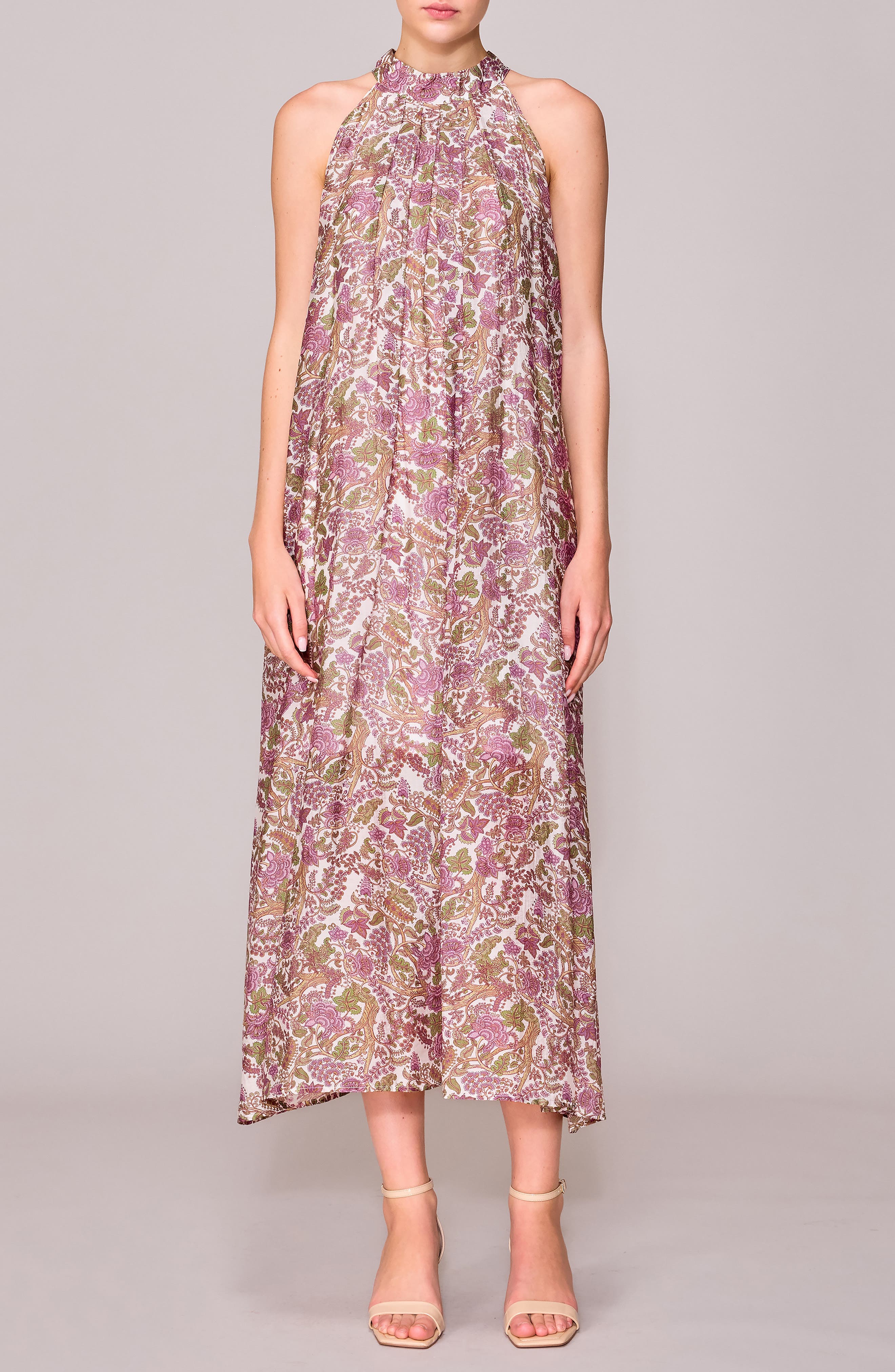 Organza Sleeveless Maxi Dress - image 1