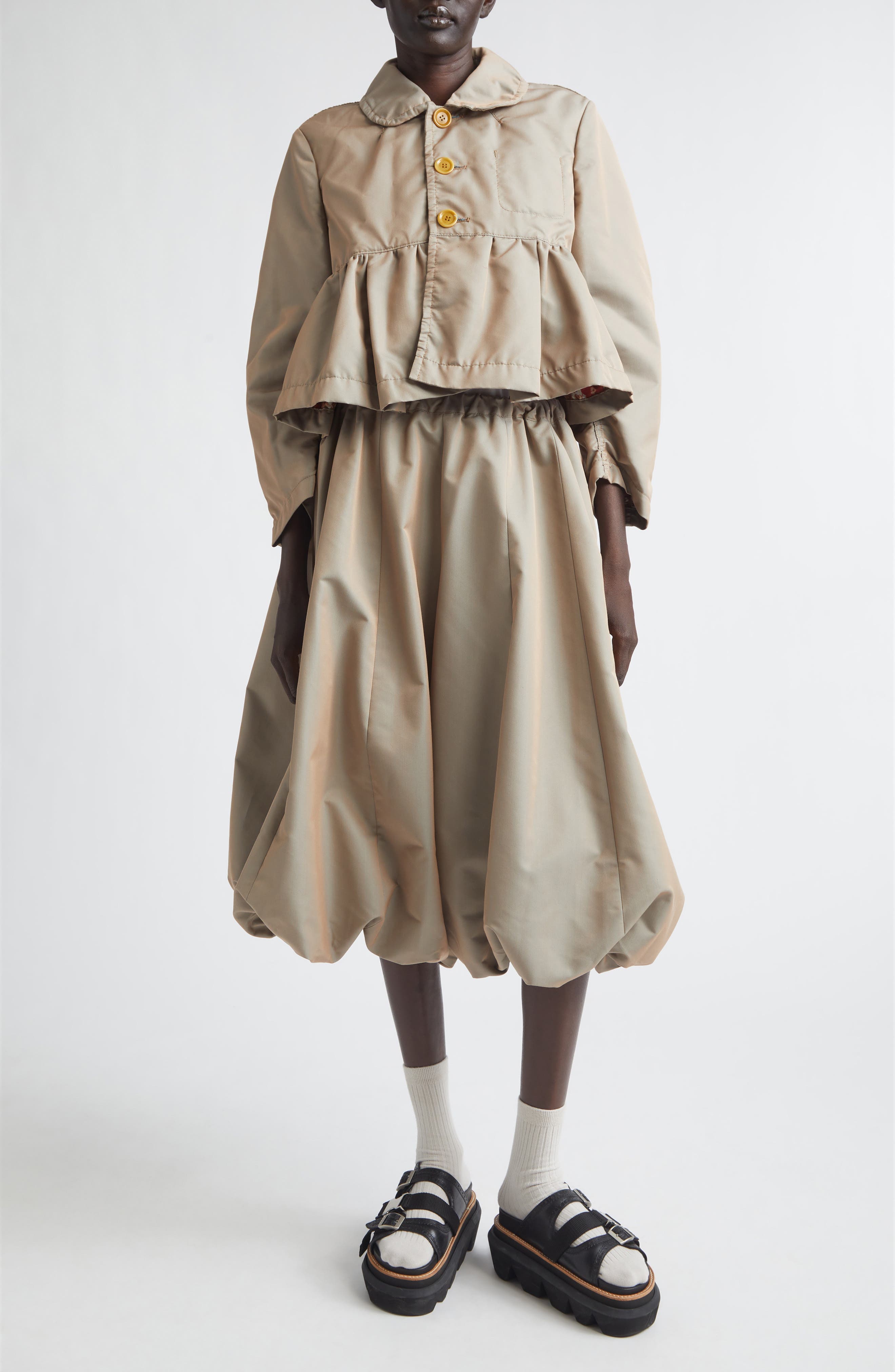 Twill Peplum Jacket - image 2