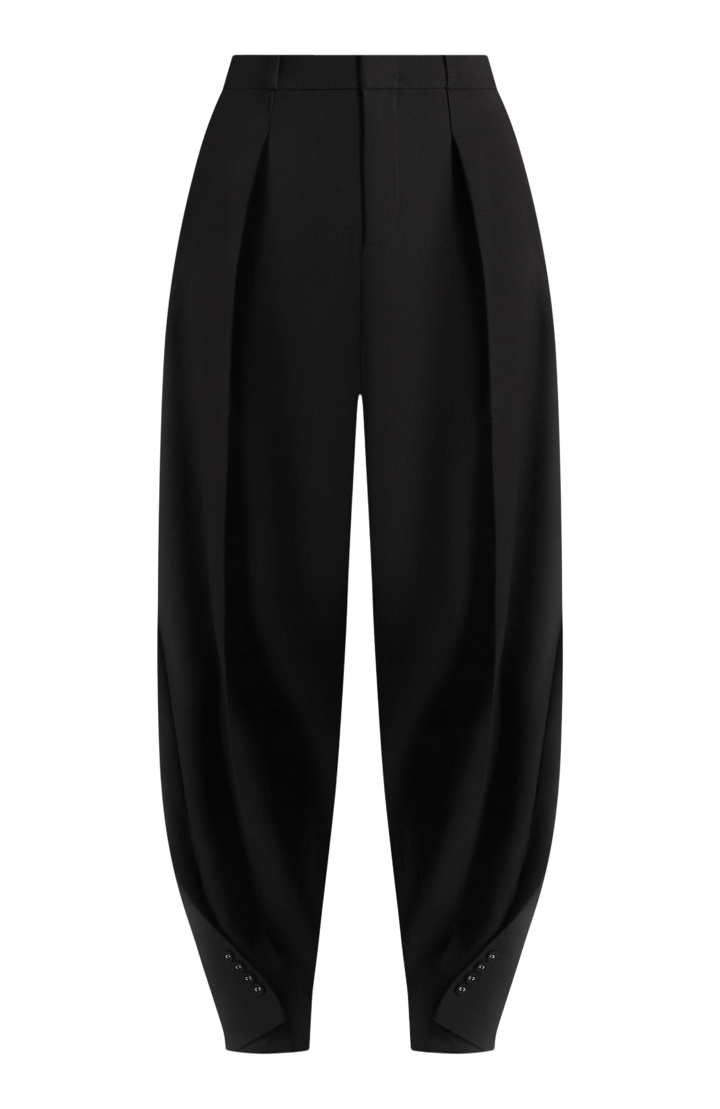 Sophie Wool Twist Leg Tailored Trousers - image 2