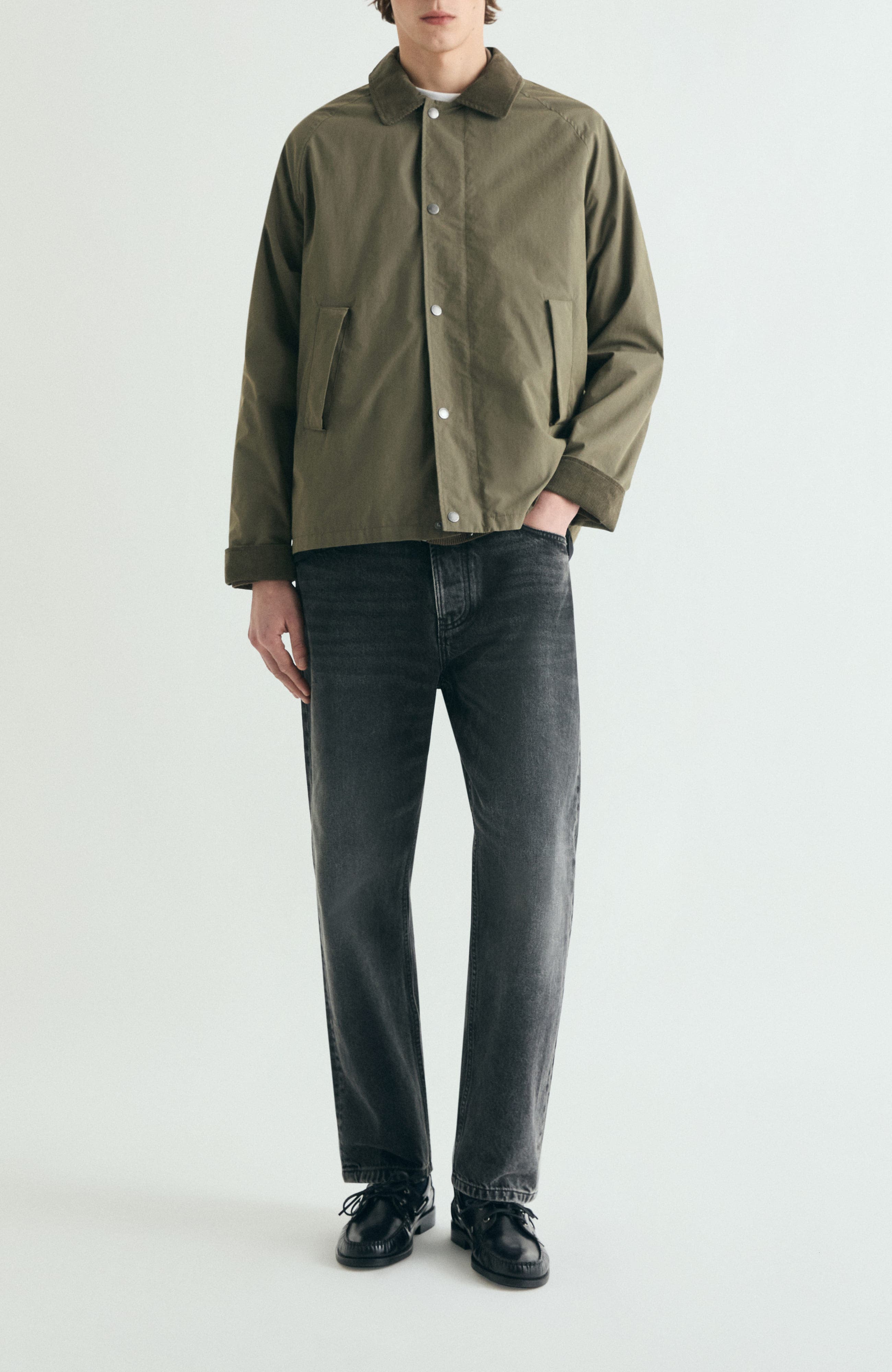 Boxy Corduroy Collar Jacket - image 2
