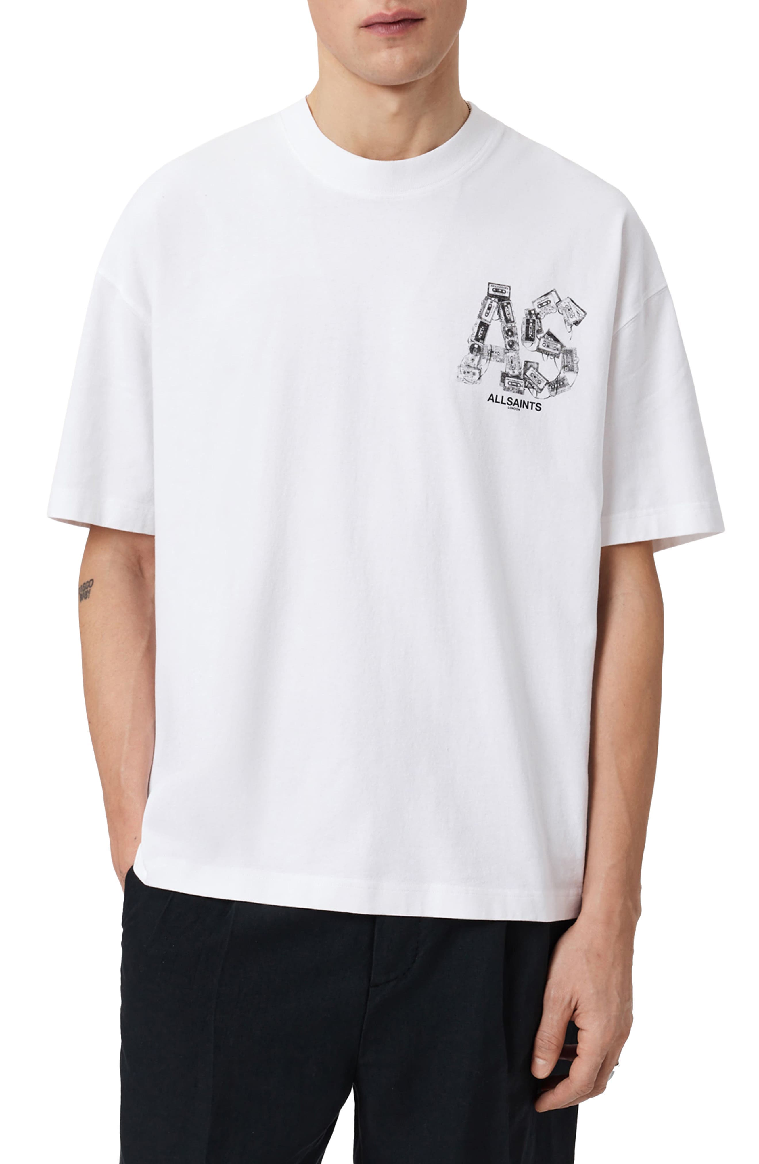 Mixtape Cotton Graphic T-Shirt - image 1
