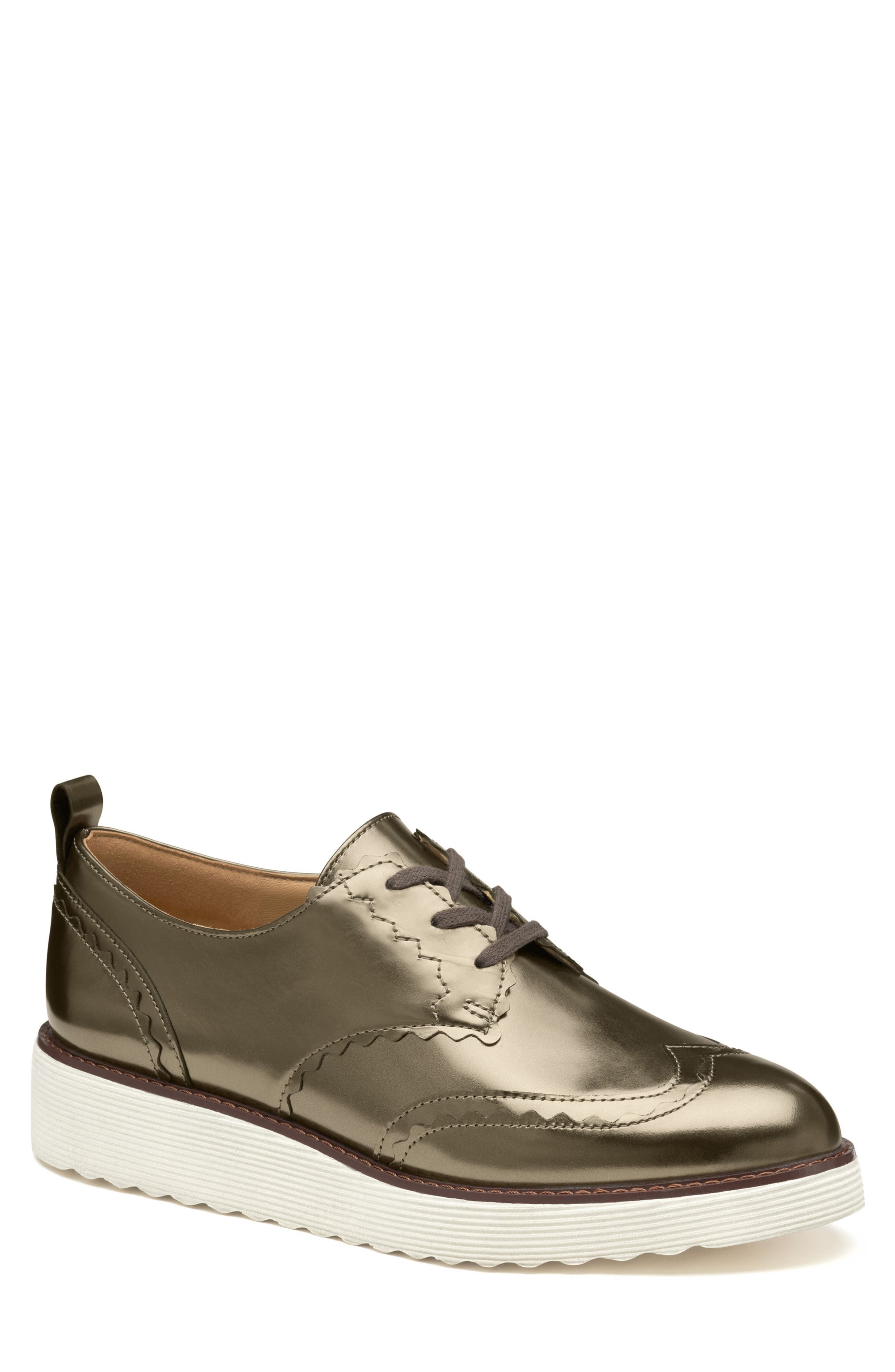 Mitzi Wedge Metallic Derby - image 1