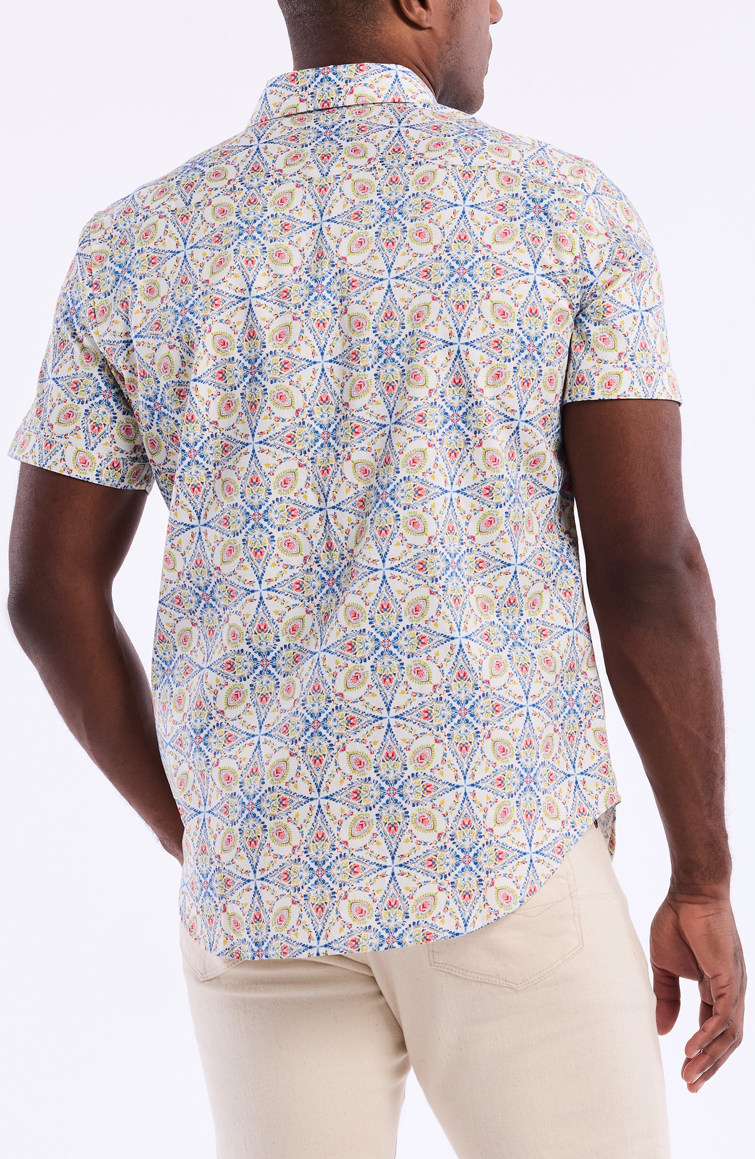 Holmes Short Sleeve Cotton Dress Shirt - image 2