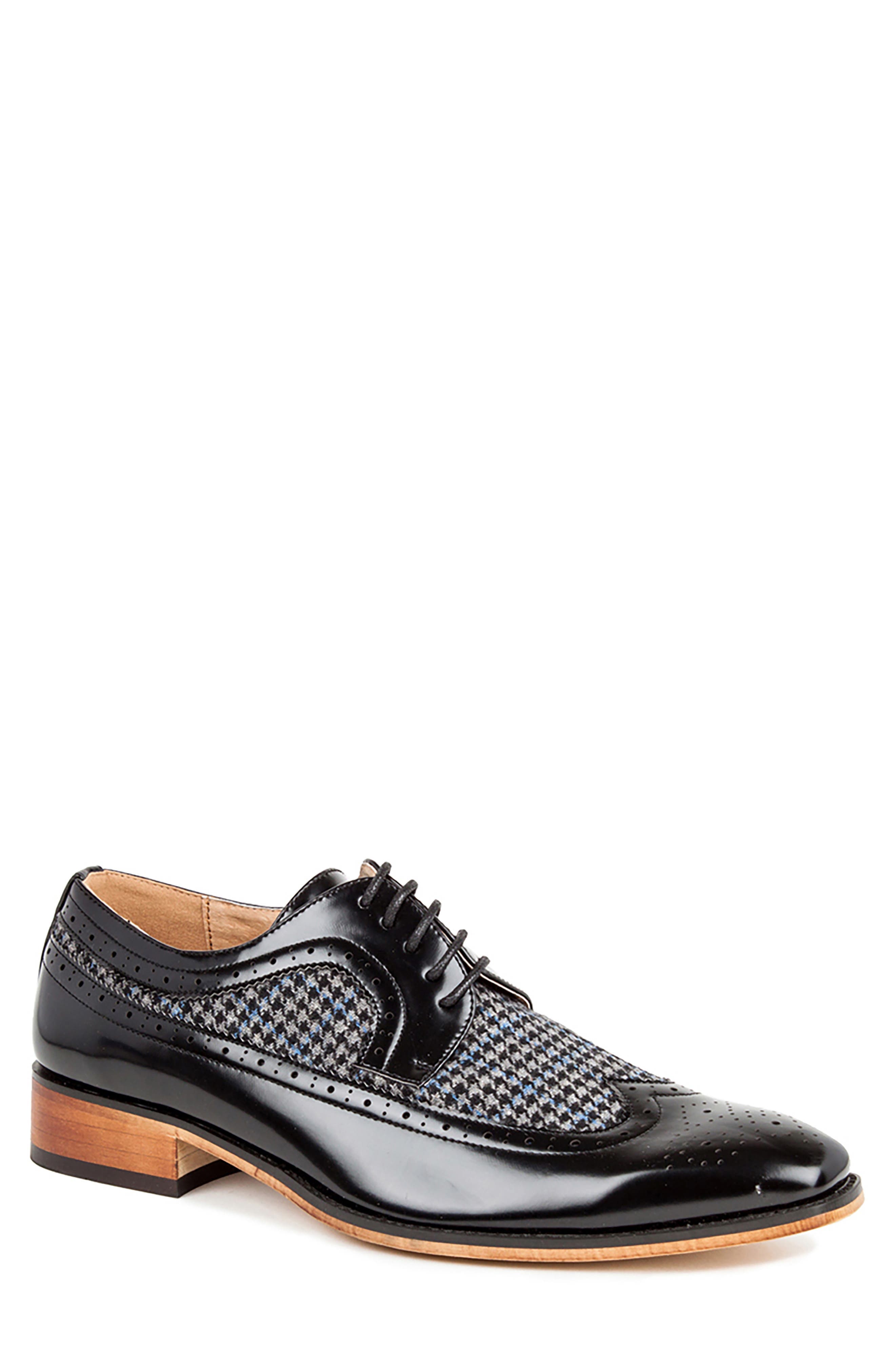 Houndstooth Wingtip Derby - image 1