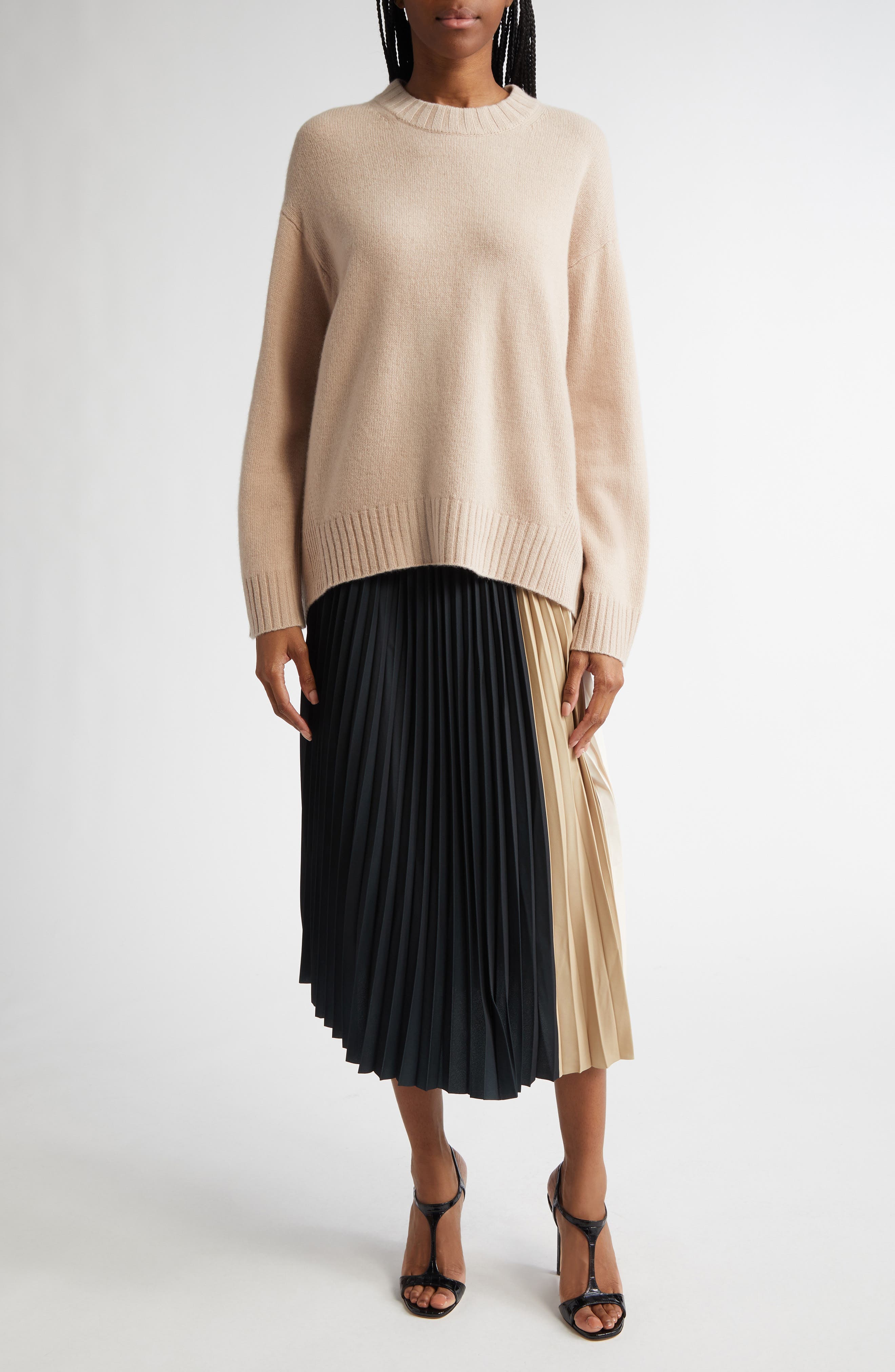 Iris Pleat Maxi Skirt - image 2
