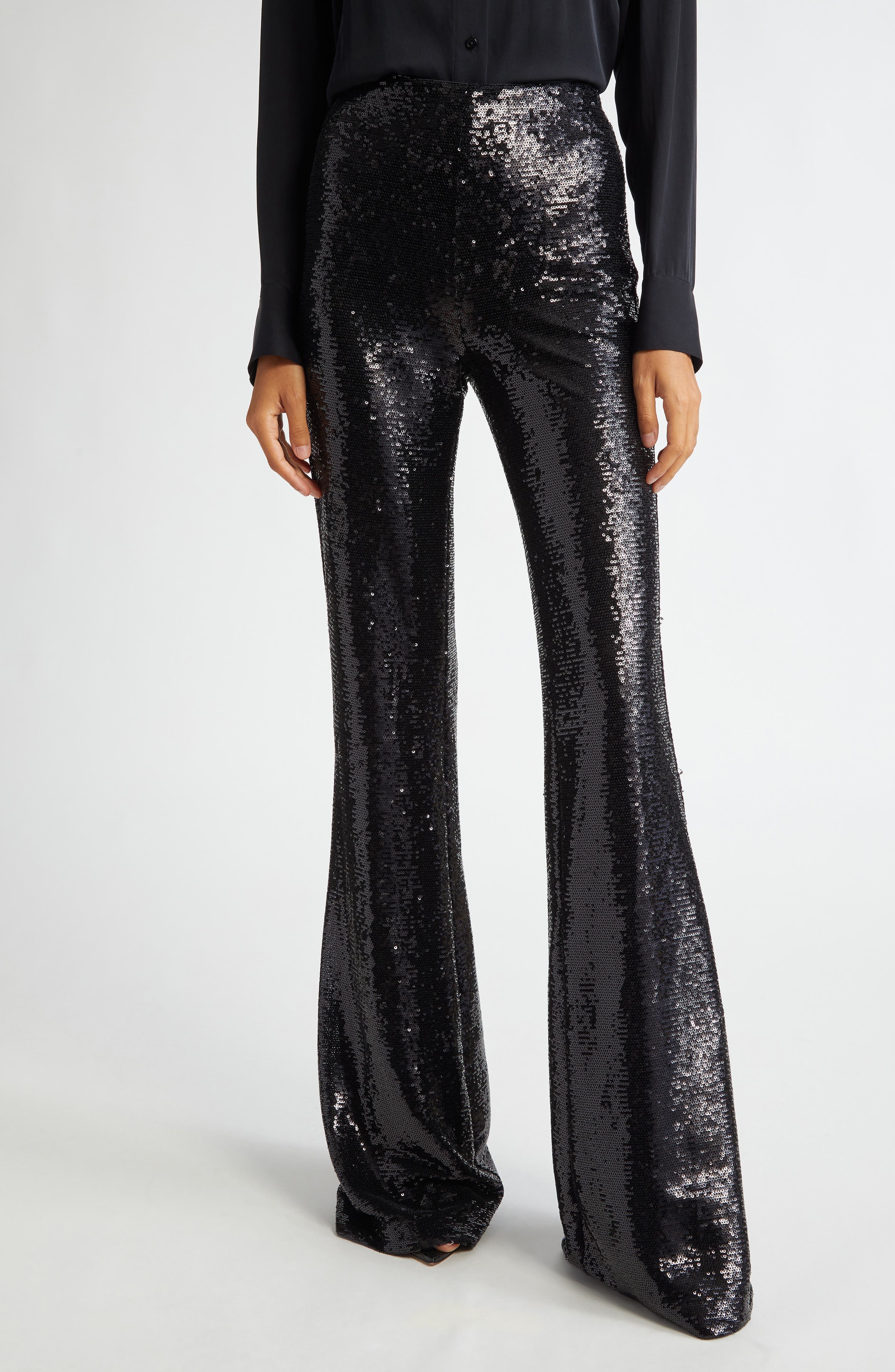 Honor Sequin Flare Leg Pants - image 1