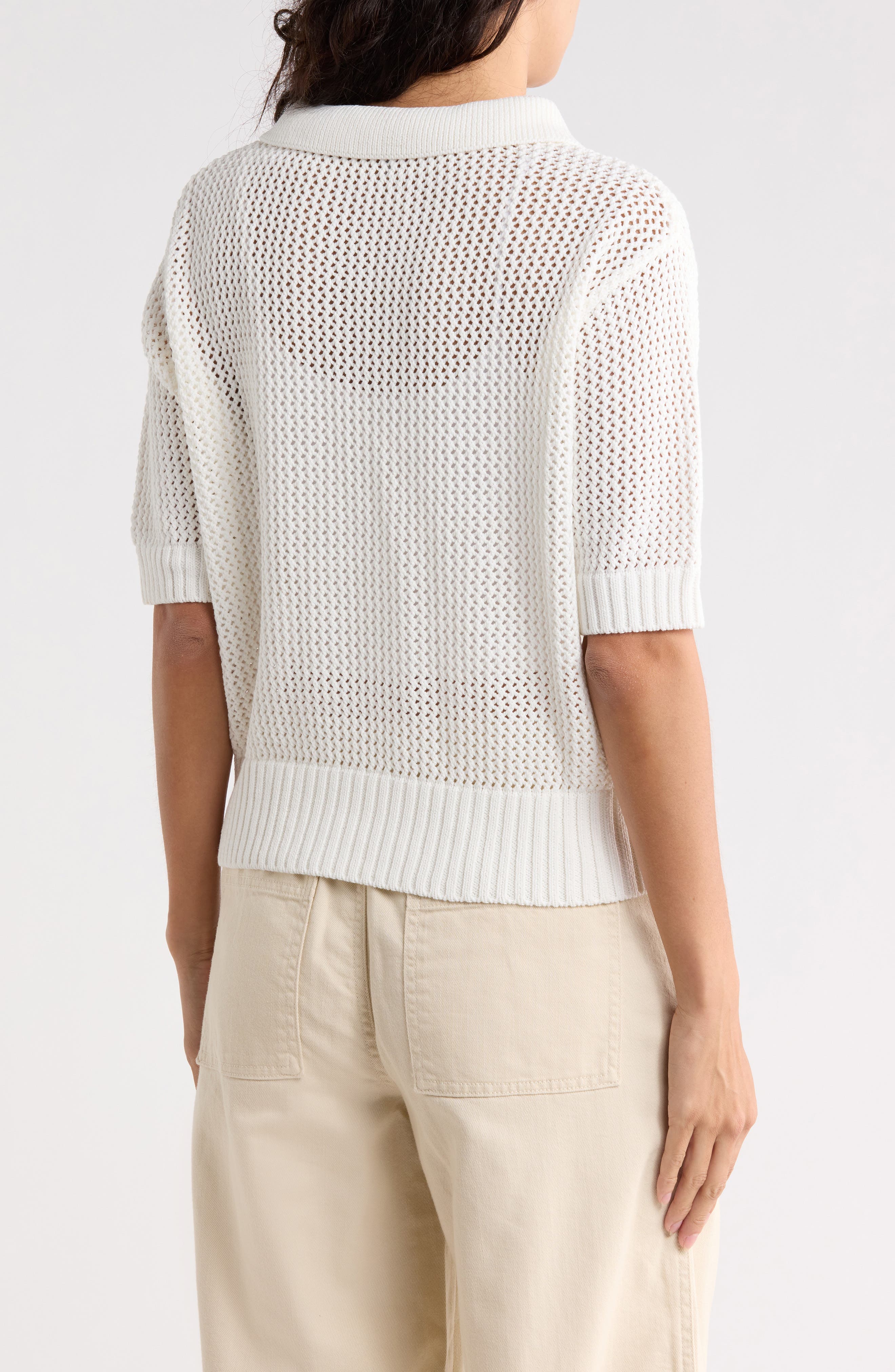 Open Knit Polo - image 2