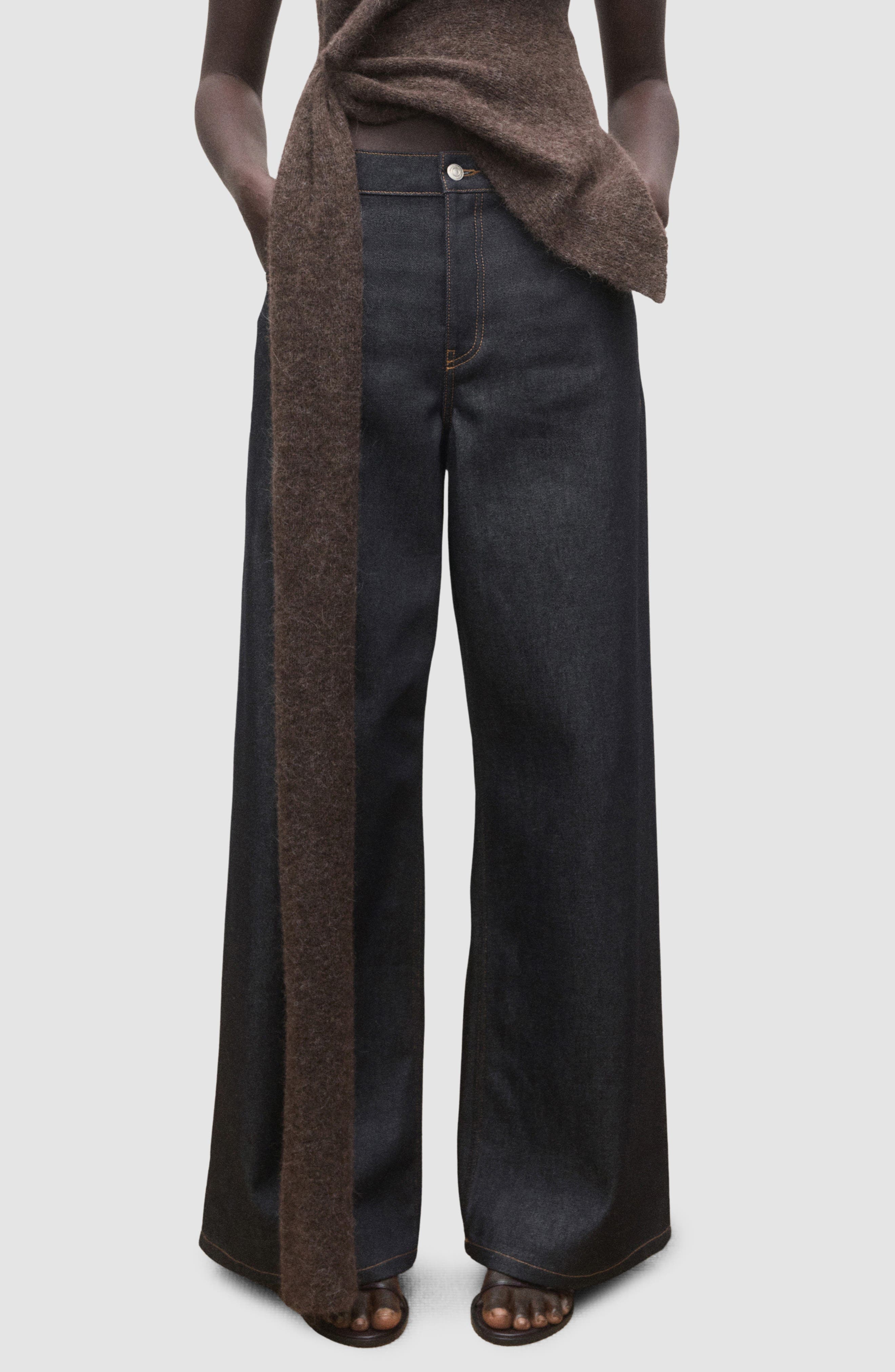 Mid Rise Wide Leg Jeans - image 1