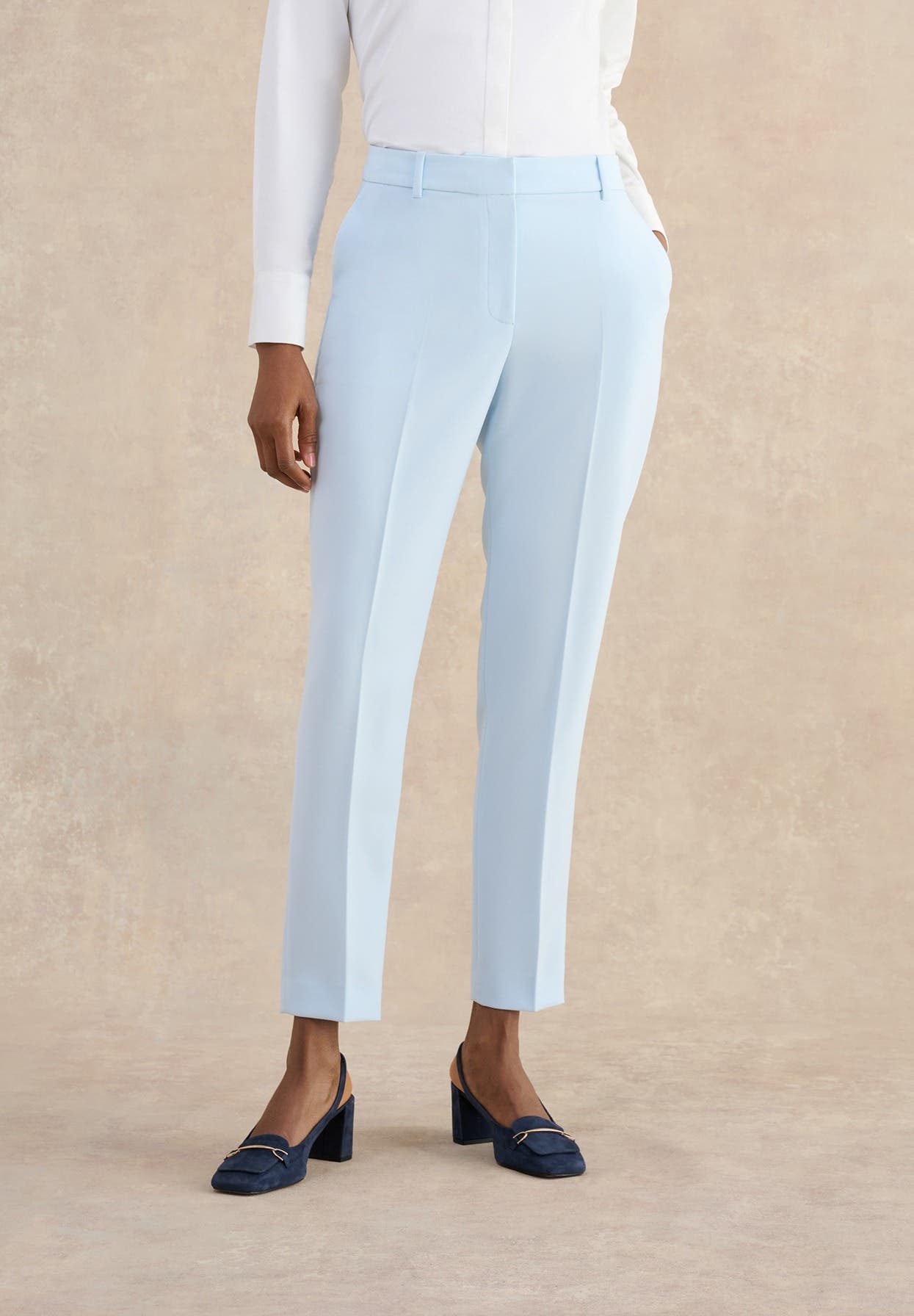Keighley High Waisted Slim Leg Trousers - image 1