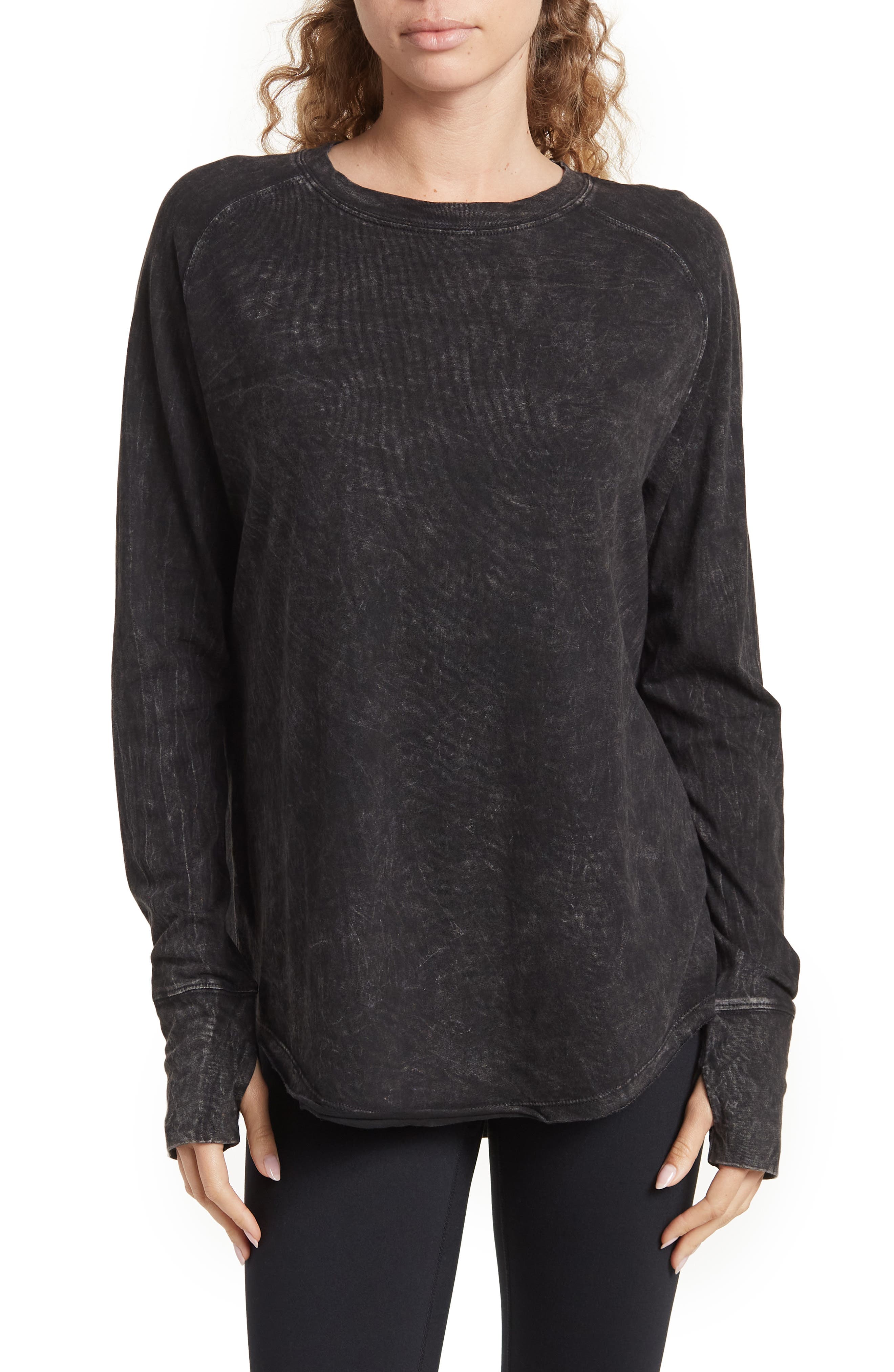 Vintage Wash Relaxed Long Sleeve Tee - image 1