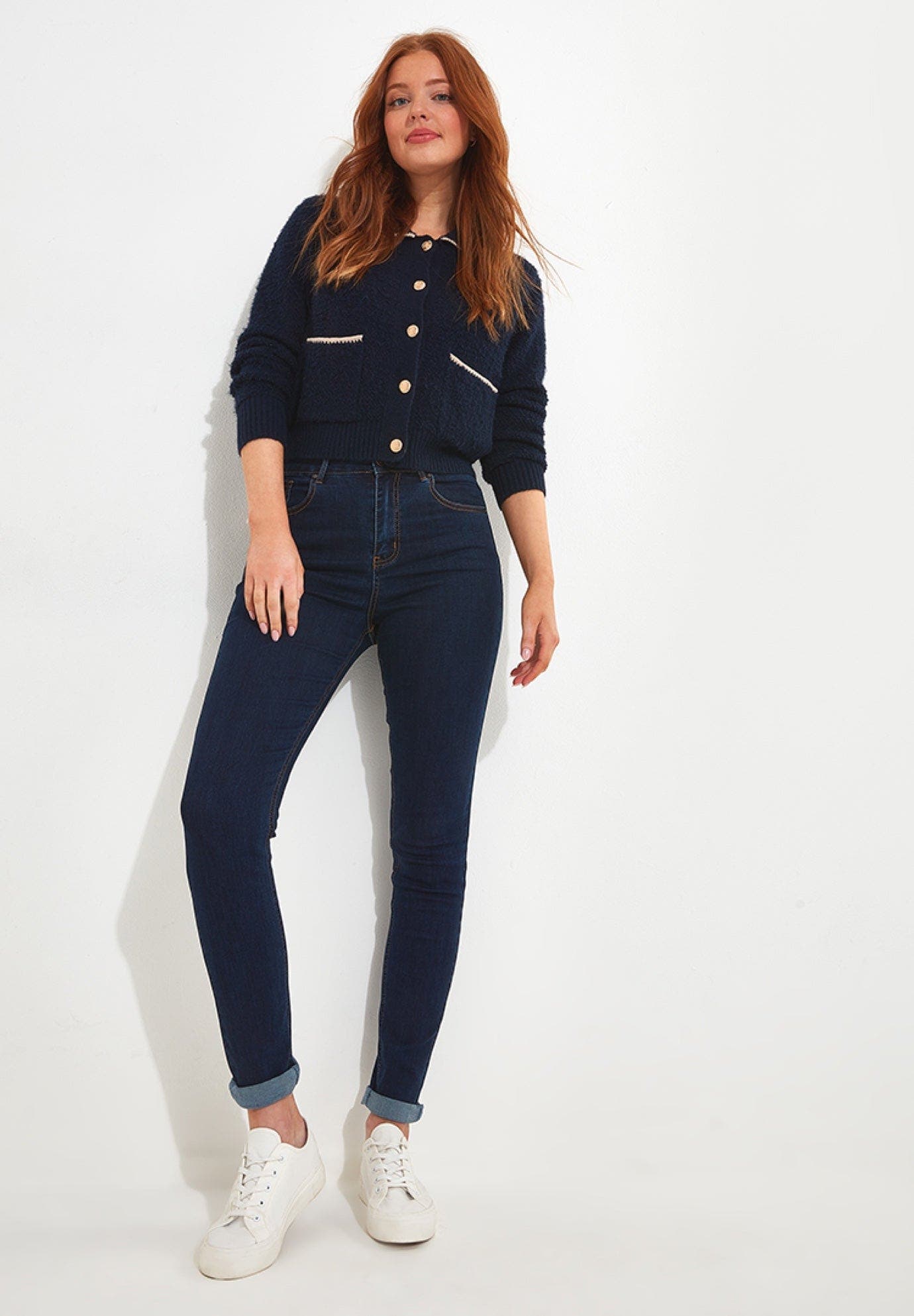 High Waisted Skinny Jeans - image 1