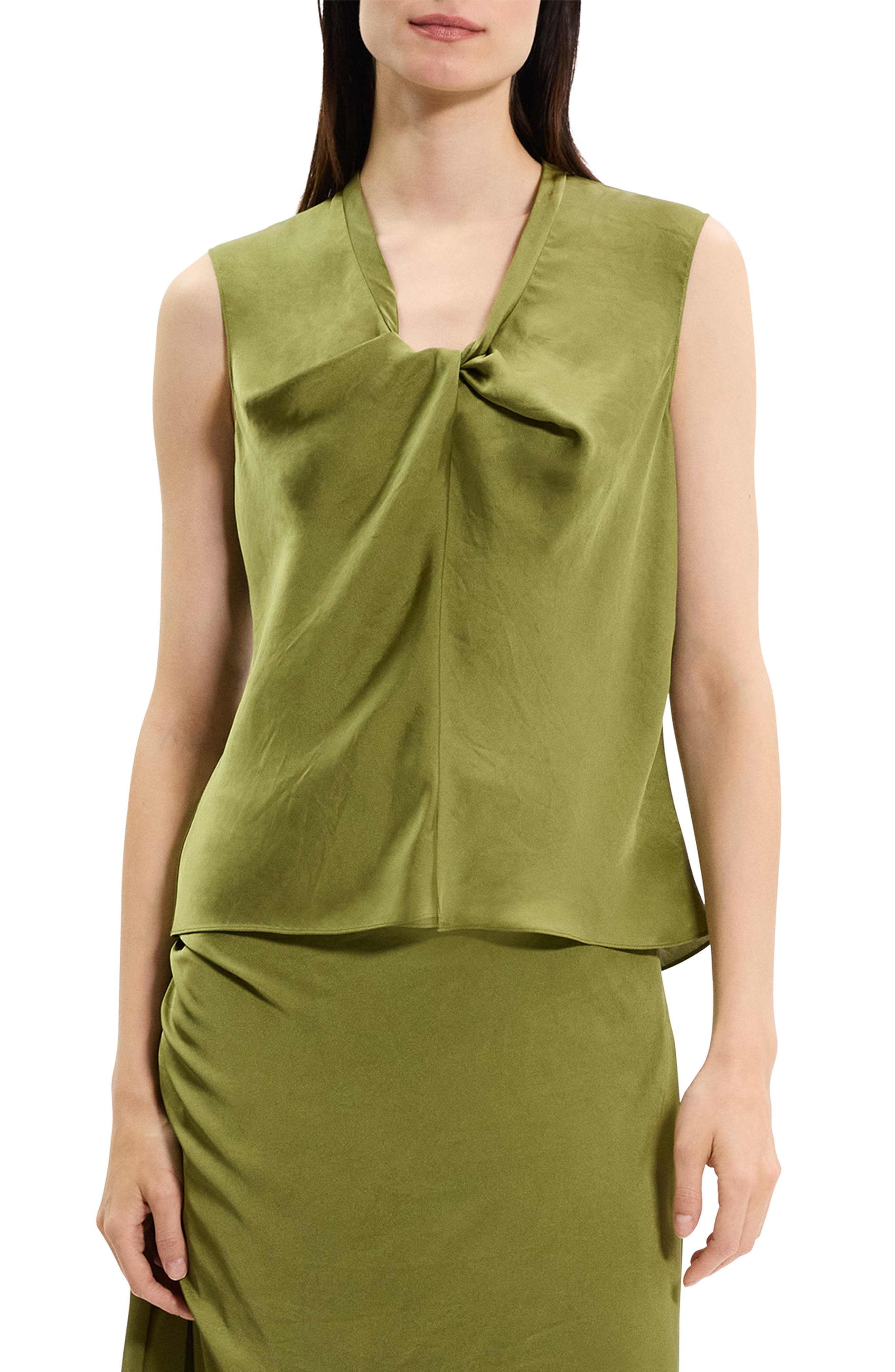 Twist Neck Sleeveless Top - image 1
