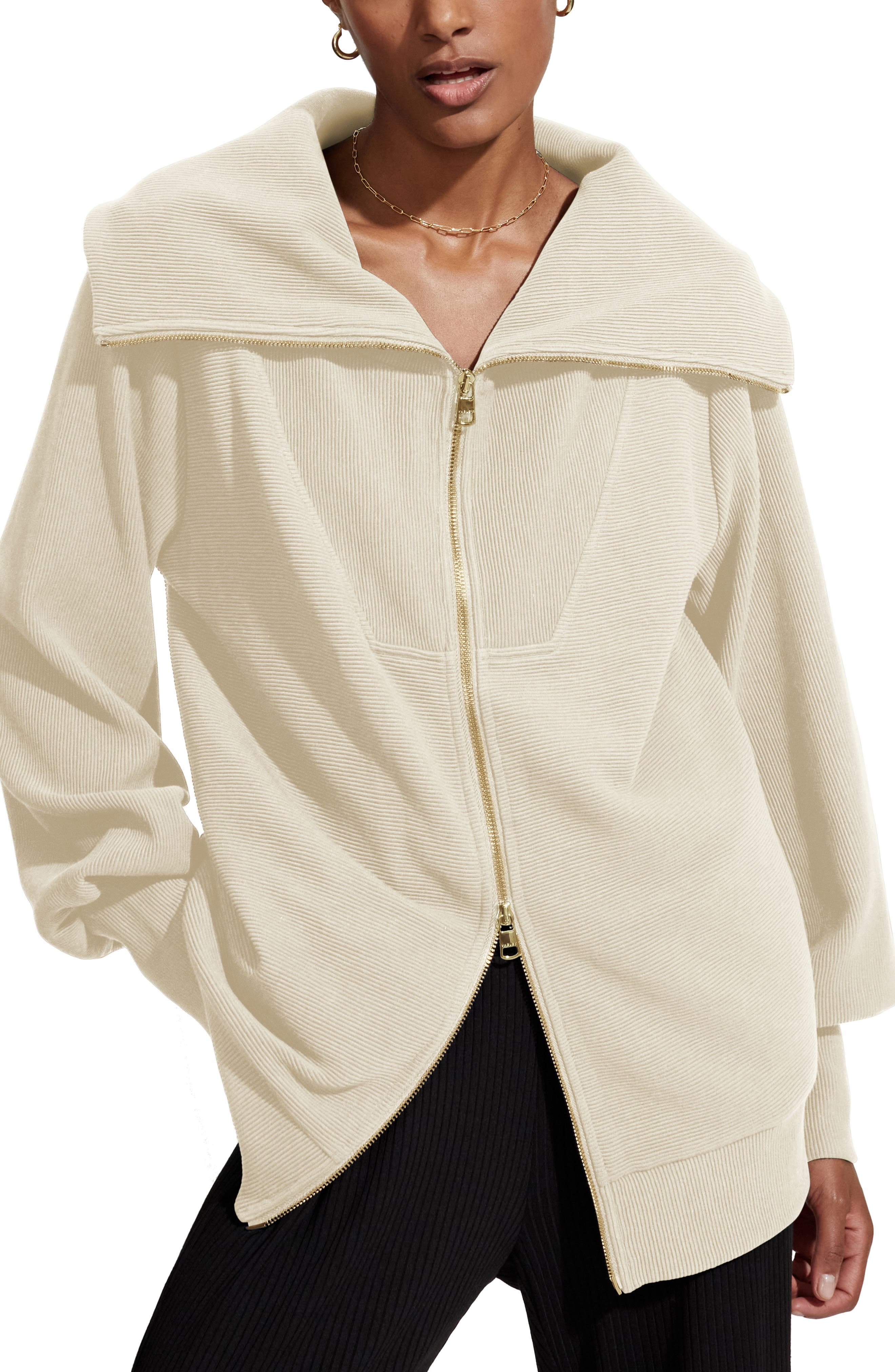Ells Rib Zip-Up Jacket - image 1
