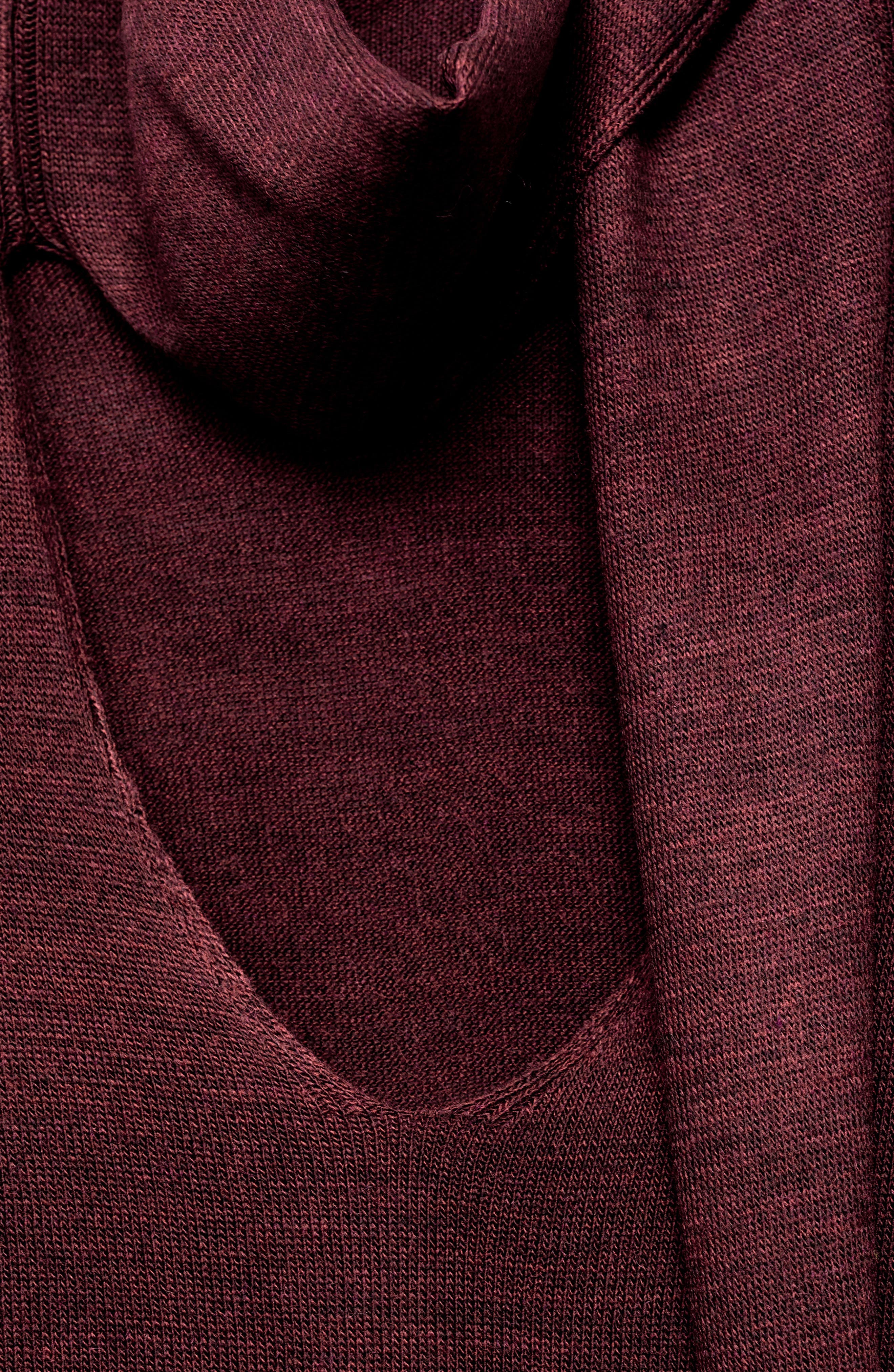 V-Neck Sweater with Scarf - image 2