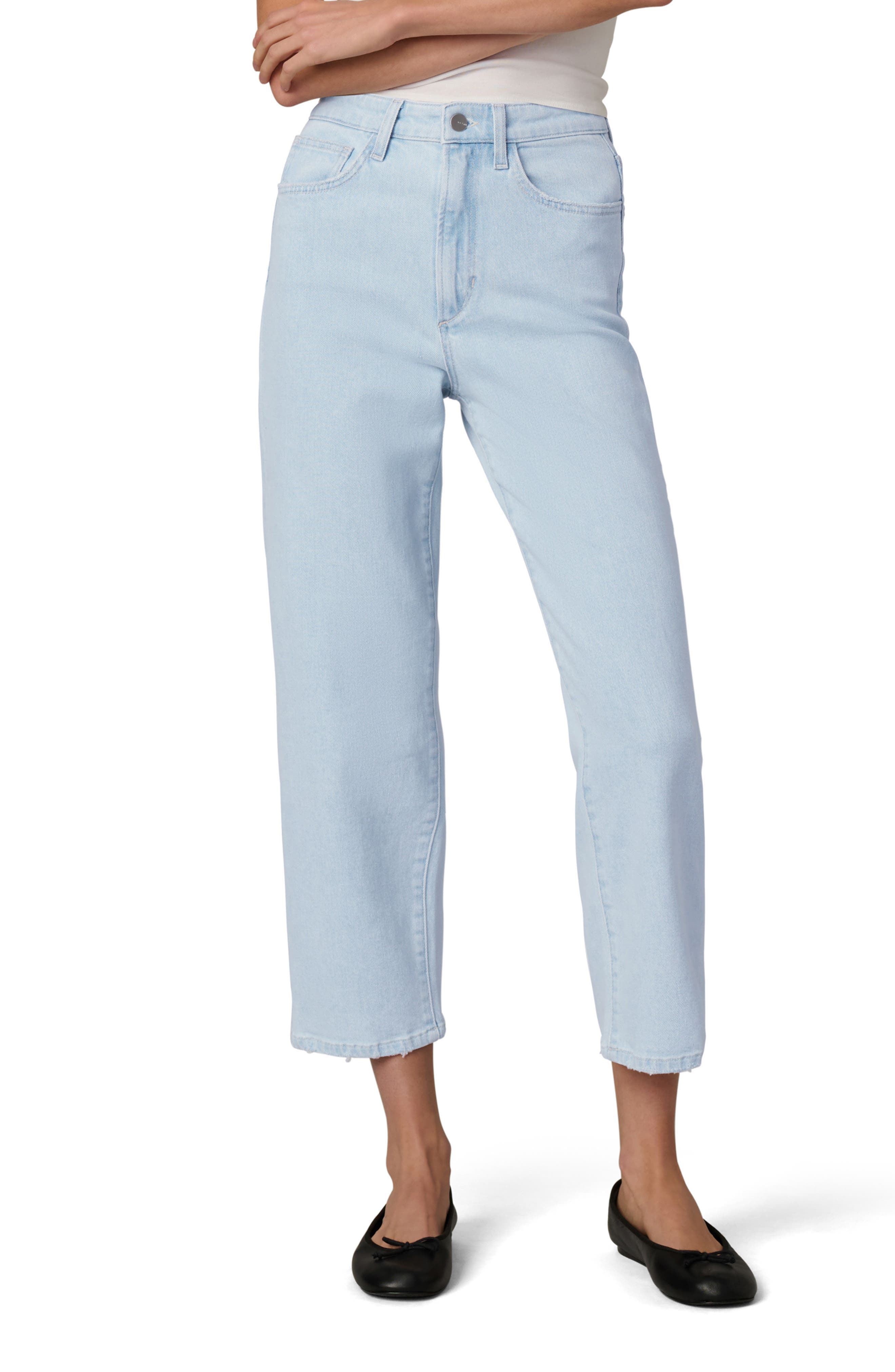 The Margot High Waist Crop Straight Leg Jeans - image 1