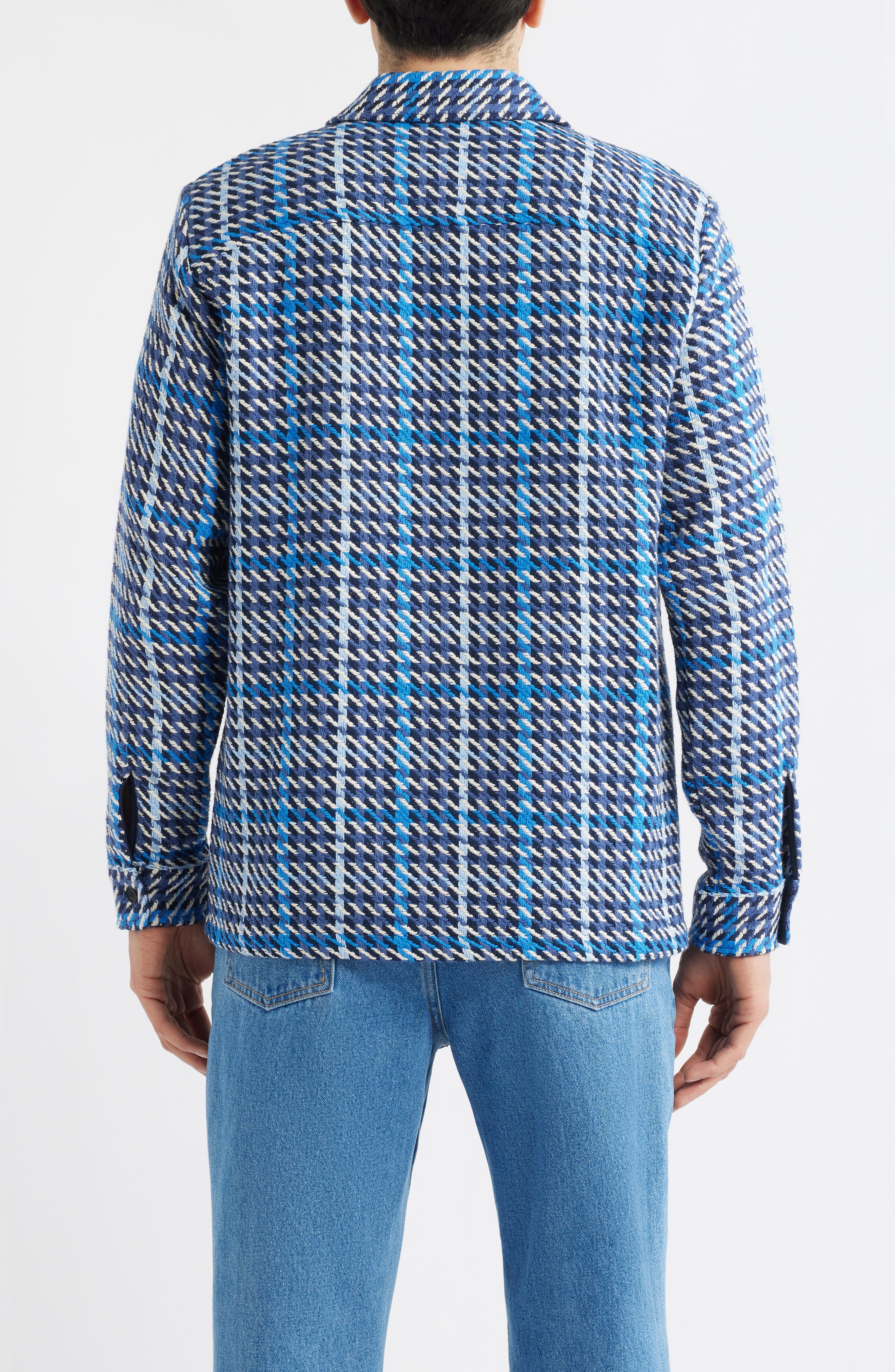 Whiting Houndstooth Check Overshirt - image 2