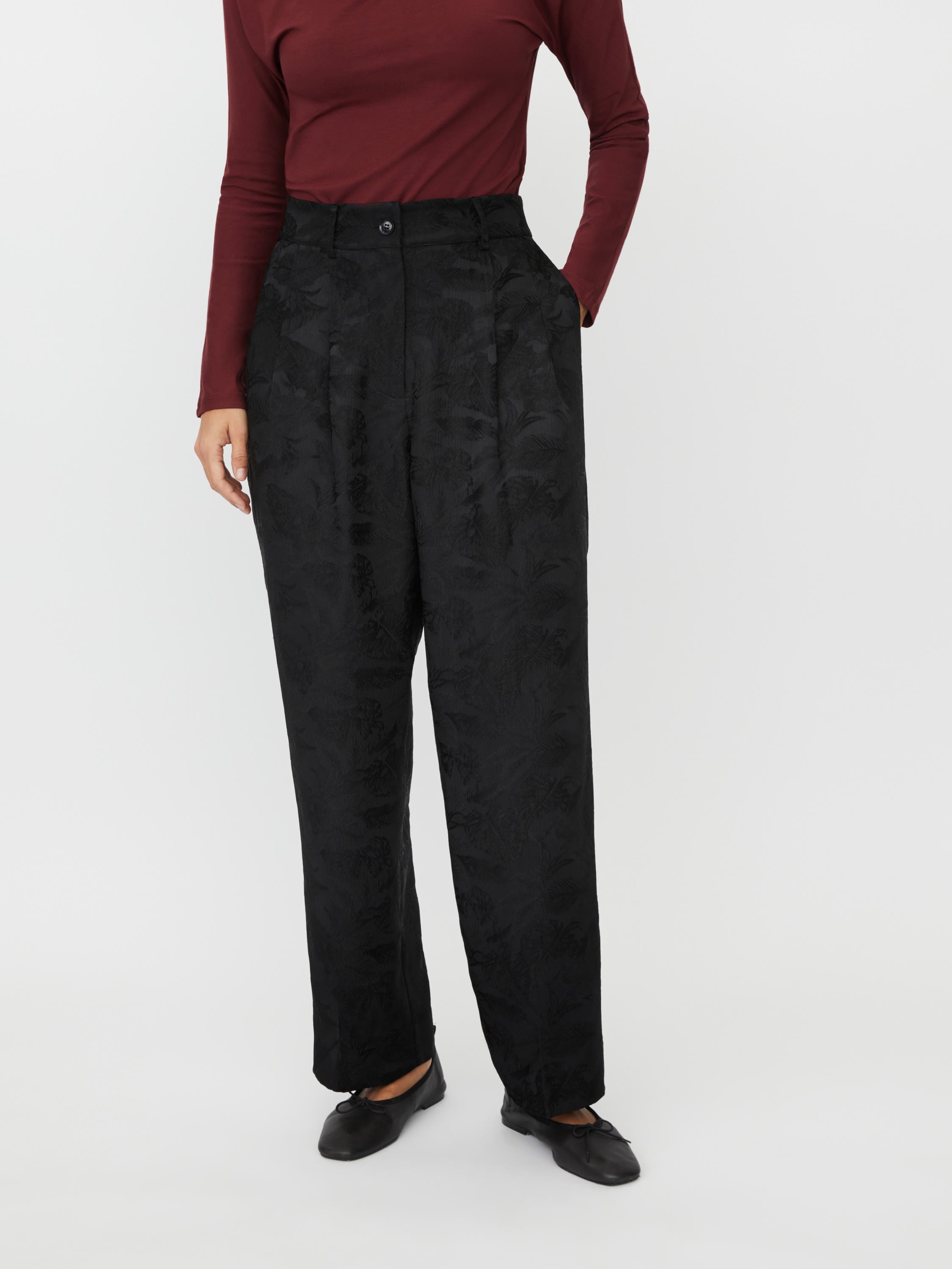 Maperli Jacquard Textured Pants - image 1