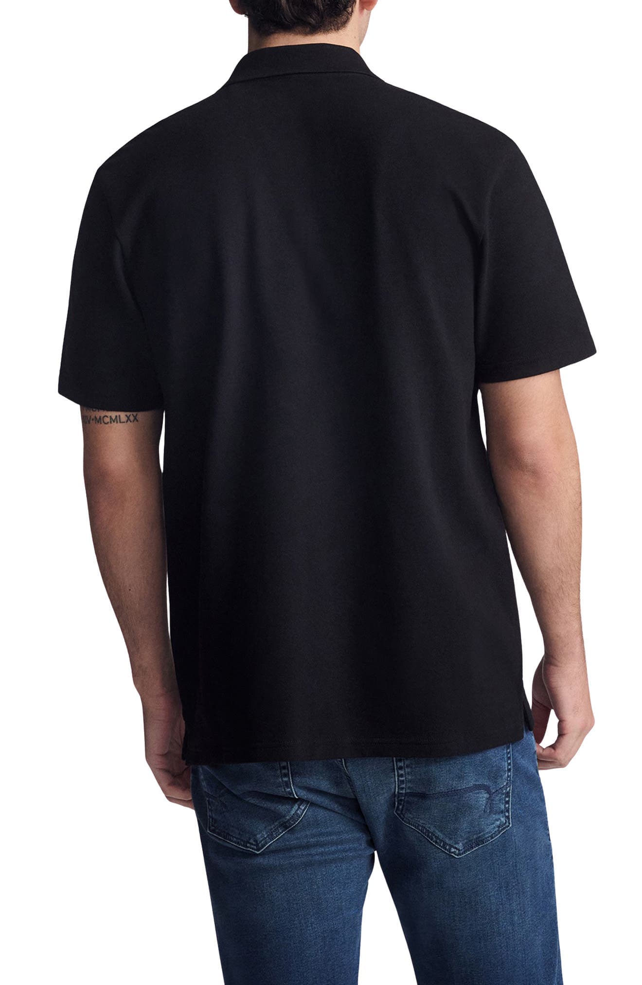 Quarter Zip Cotton Polo - image 2