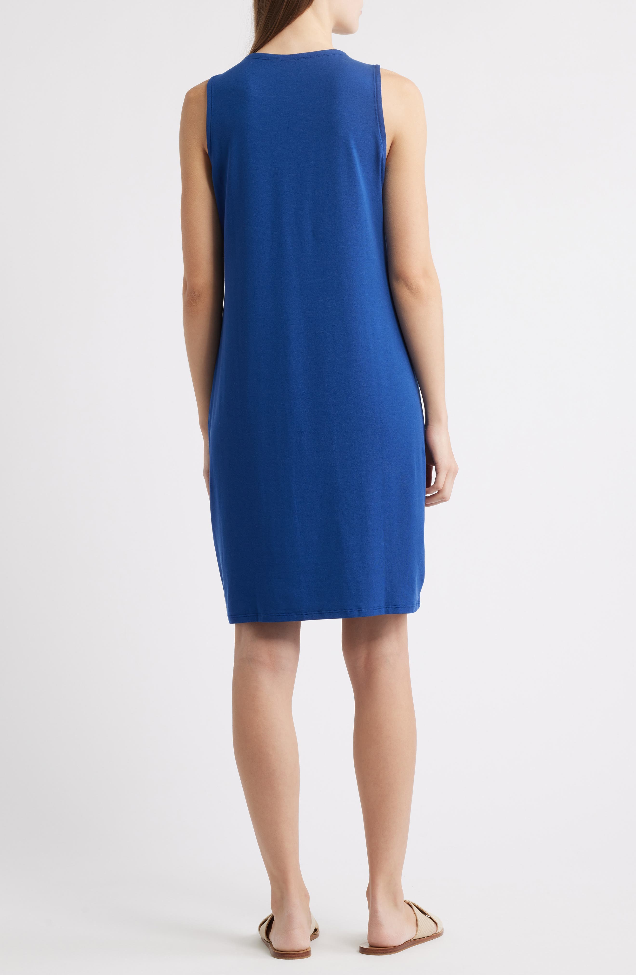 Jersey Shift Midi Dress - image 2