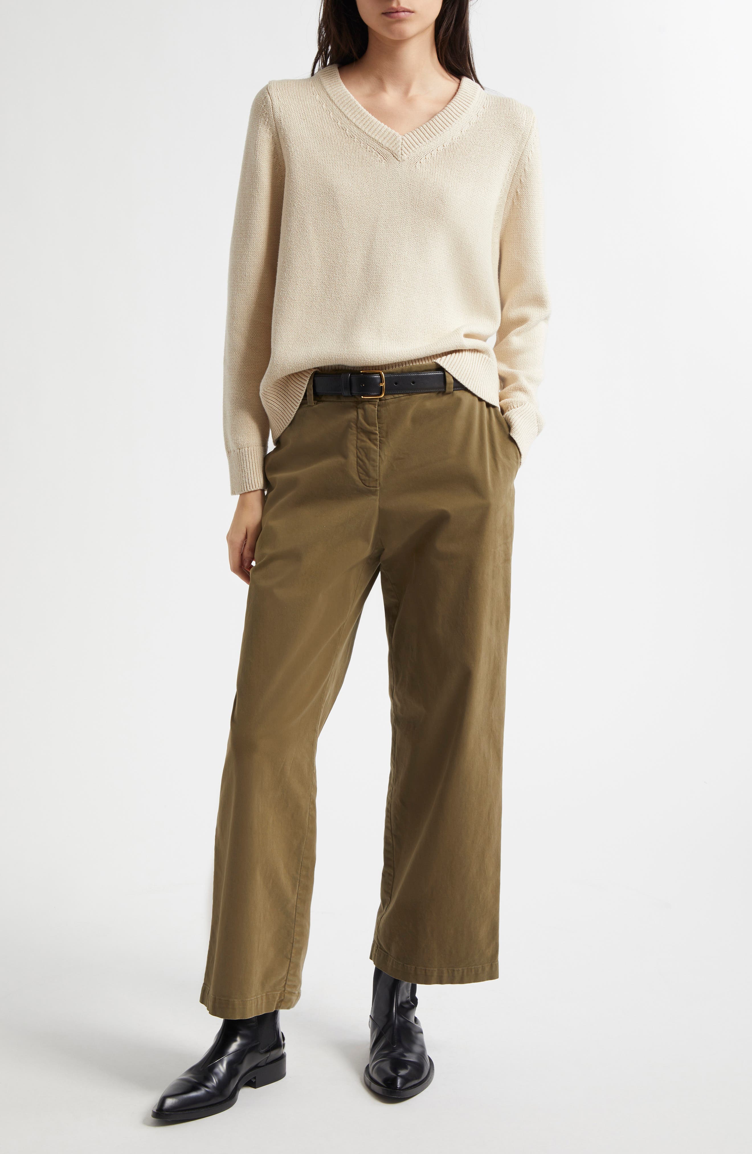 Nohan Stretch Cotton Ankle Pants - image 2