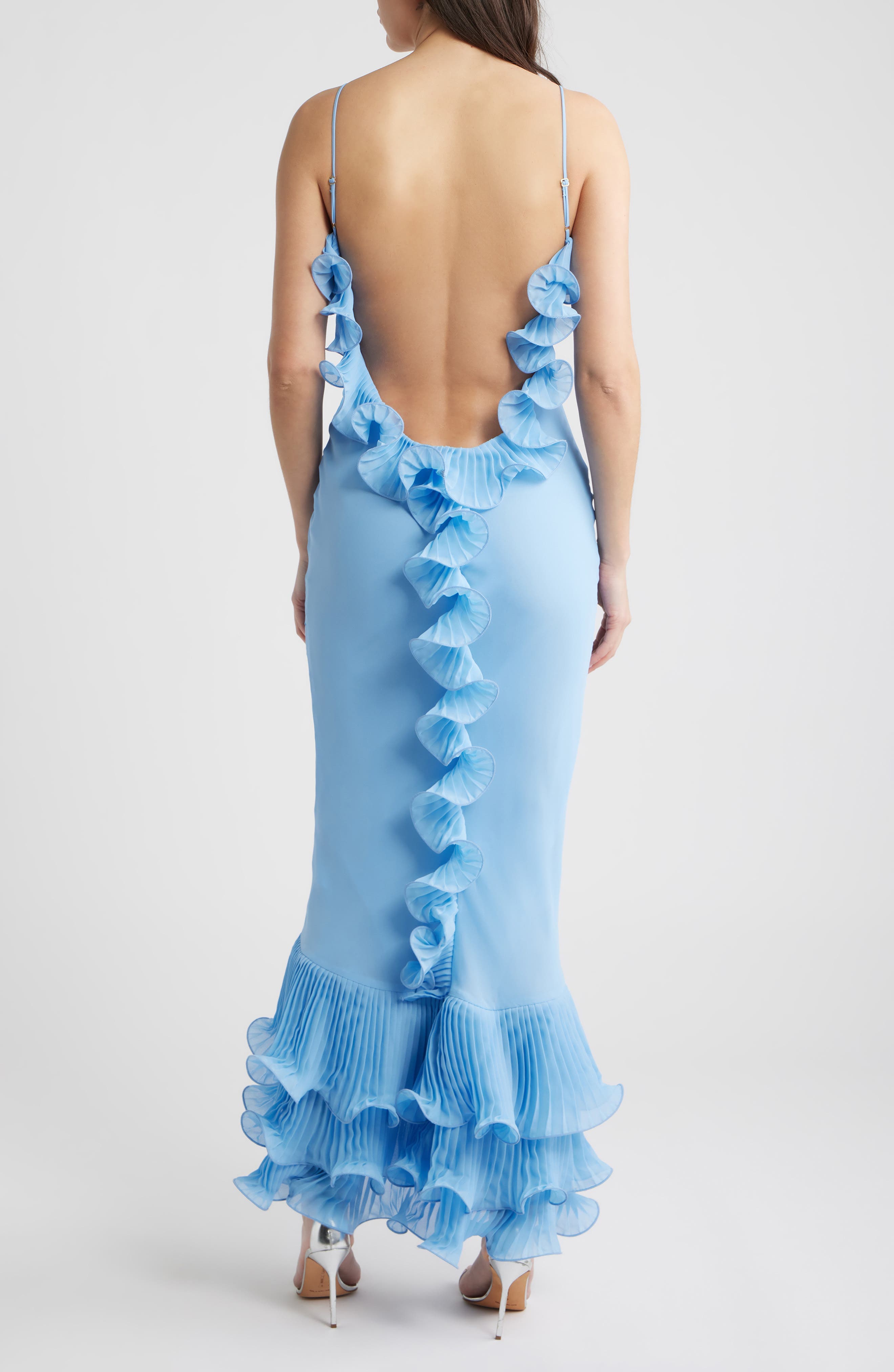 Delina Open Back Mermaid Gown - image 2