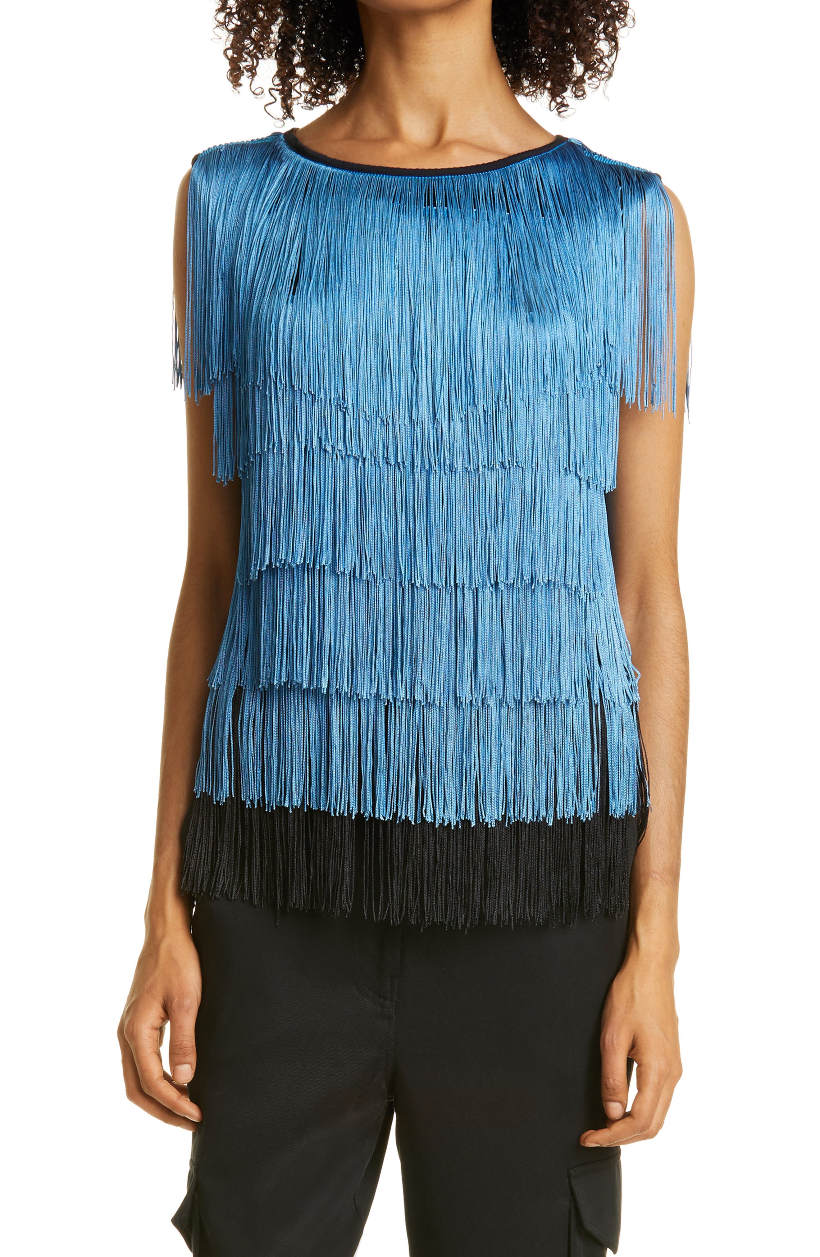 Fringe Sleeveless Top - image 1