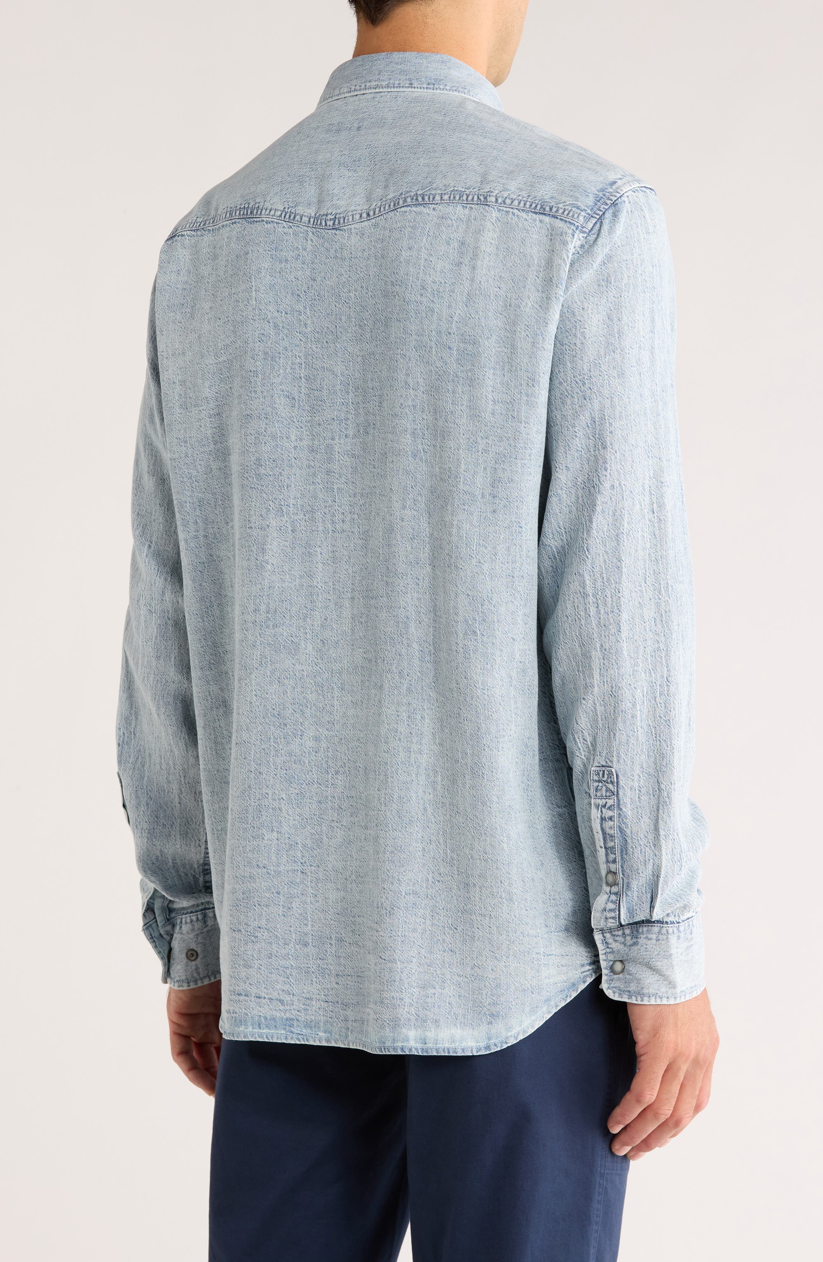 Go West Lyocell & Linen Snap-Up Western Shirt - image 2