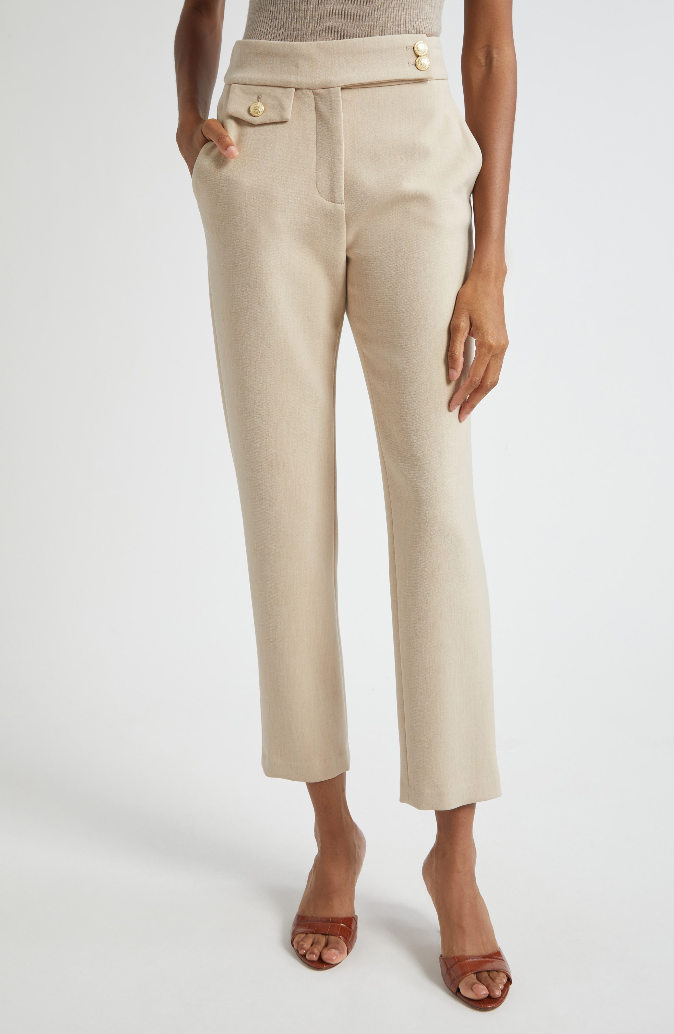 Renzo Crop Trousers - image 1