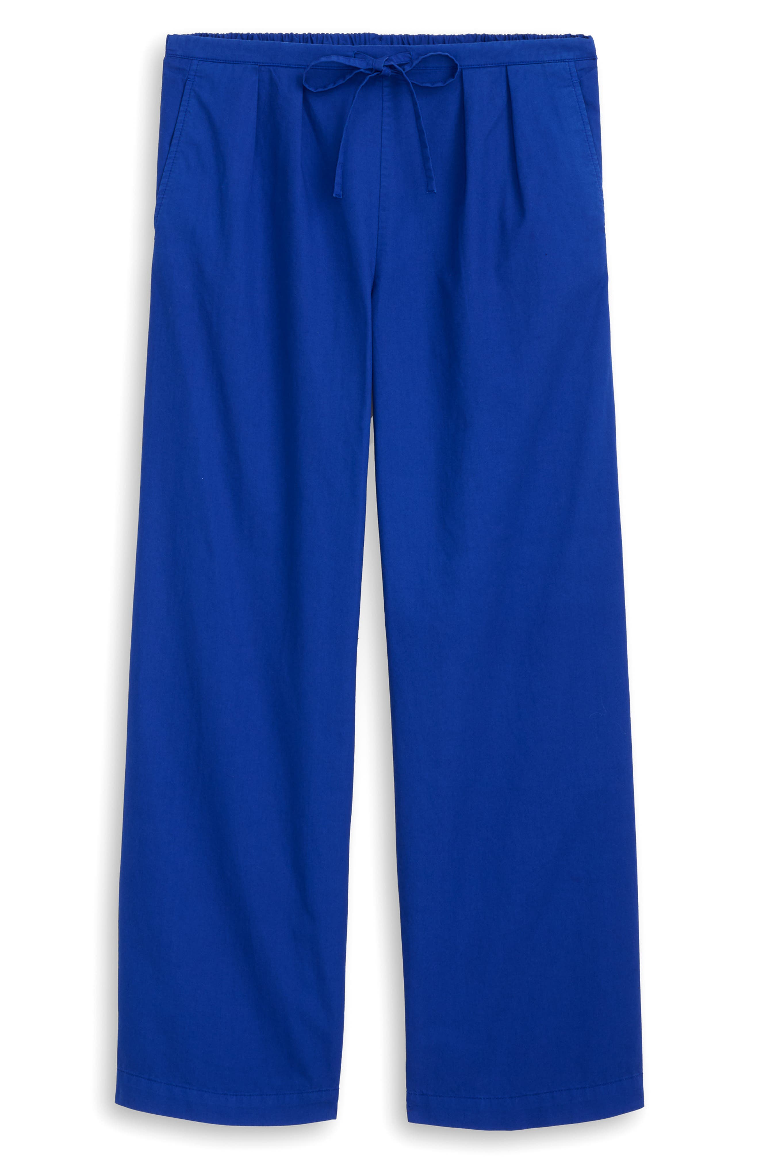 Hudson Pleated Wide Leg Cotton Twill Pants - image 2