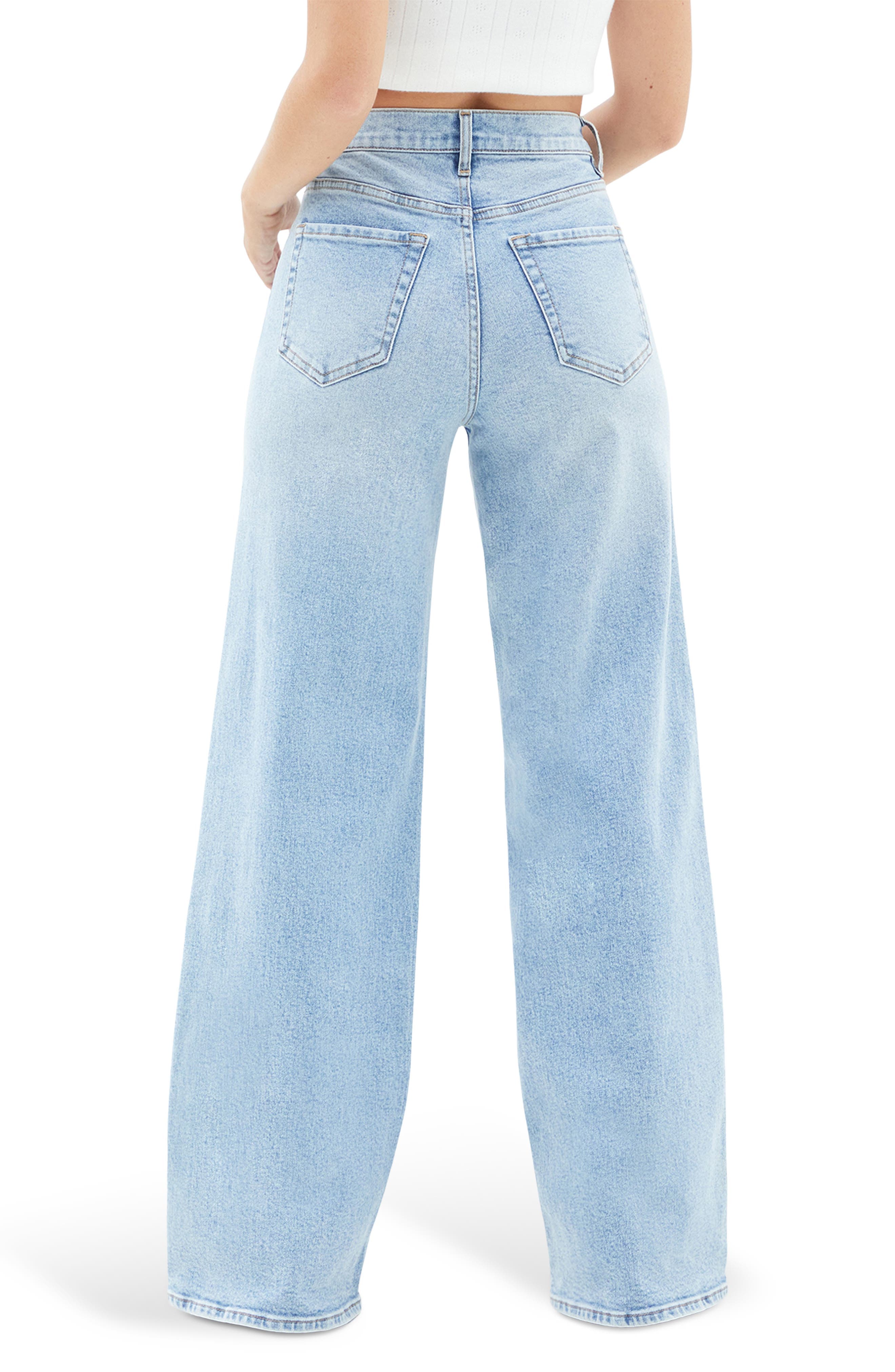Patrice Stretch Wide Leg Jeans - image 2