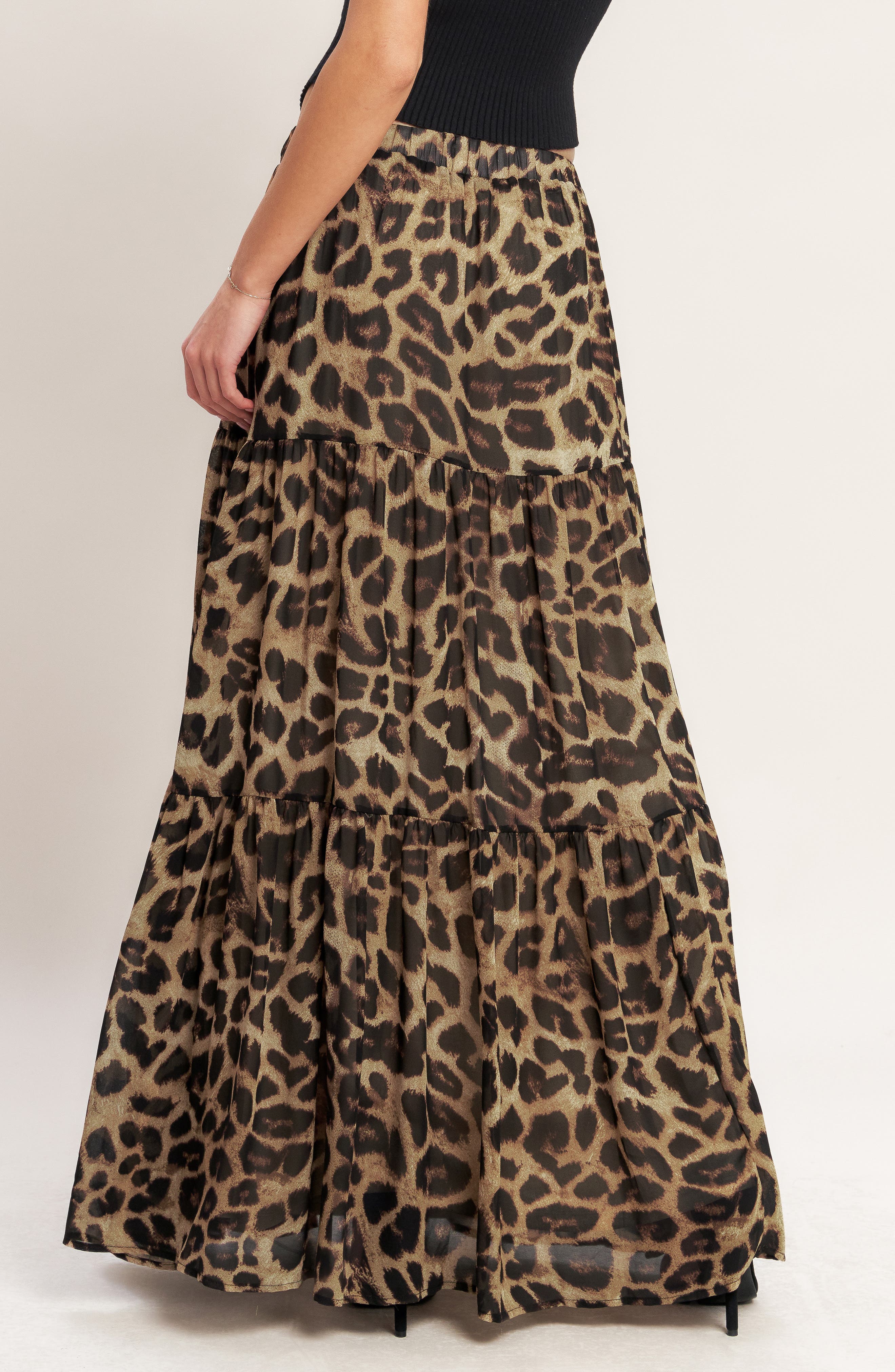 Printed Maxi Skirt - image 2