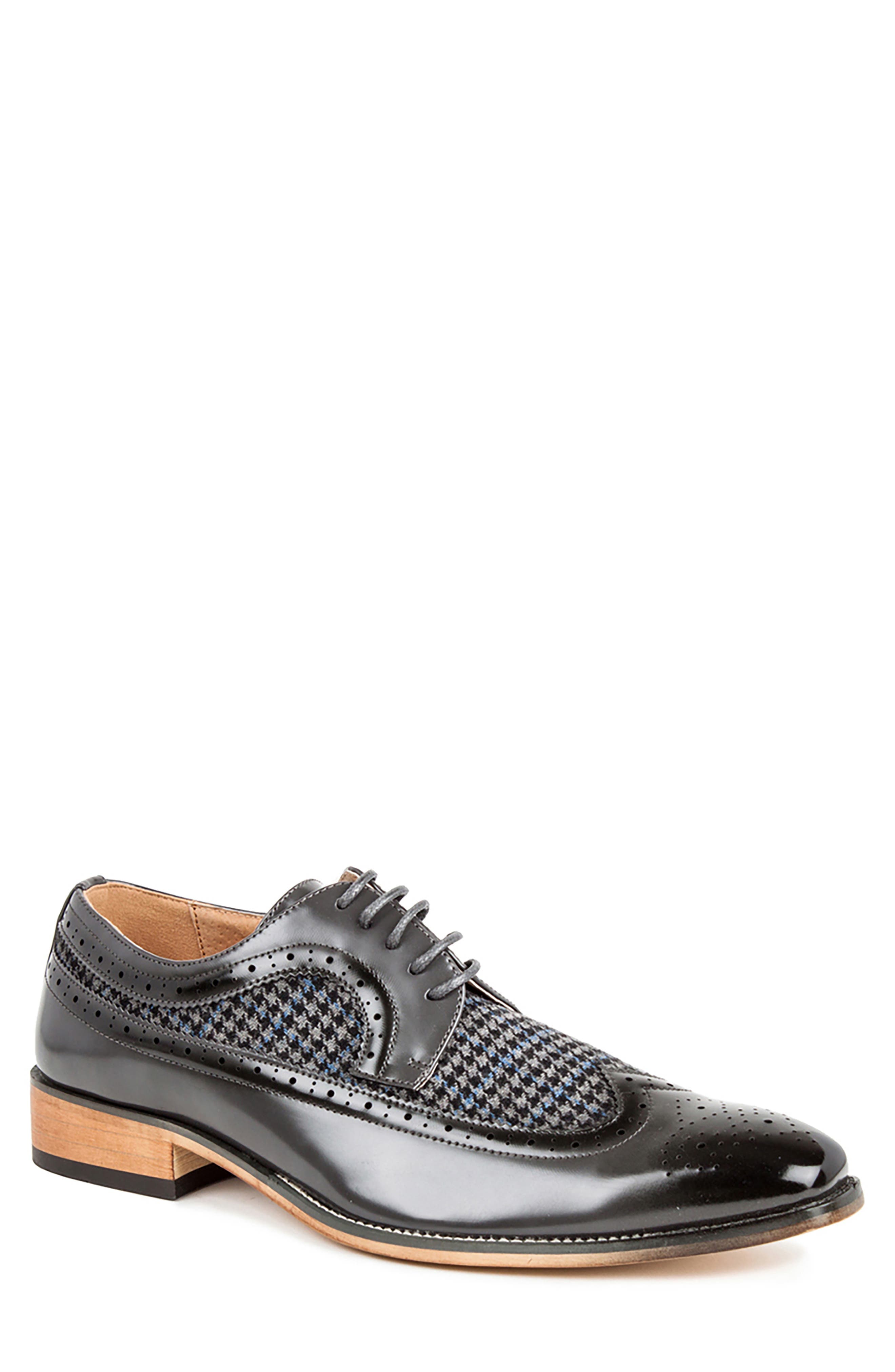 Houndstooth Wingtip Derby - image 3