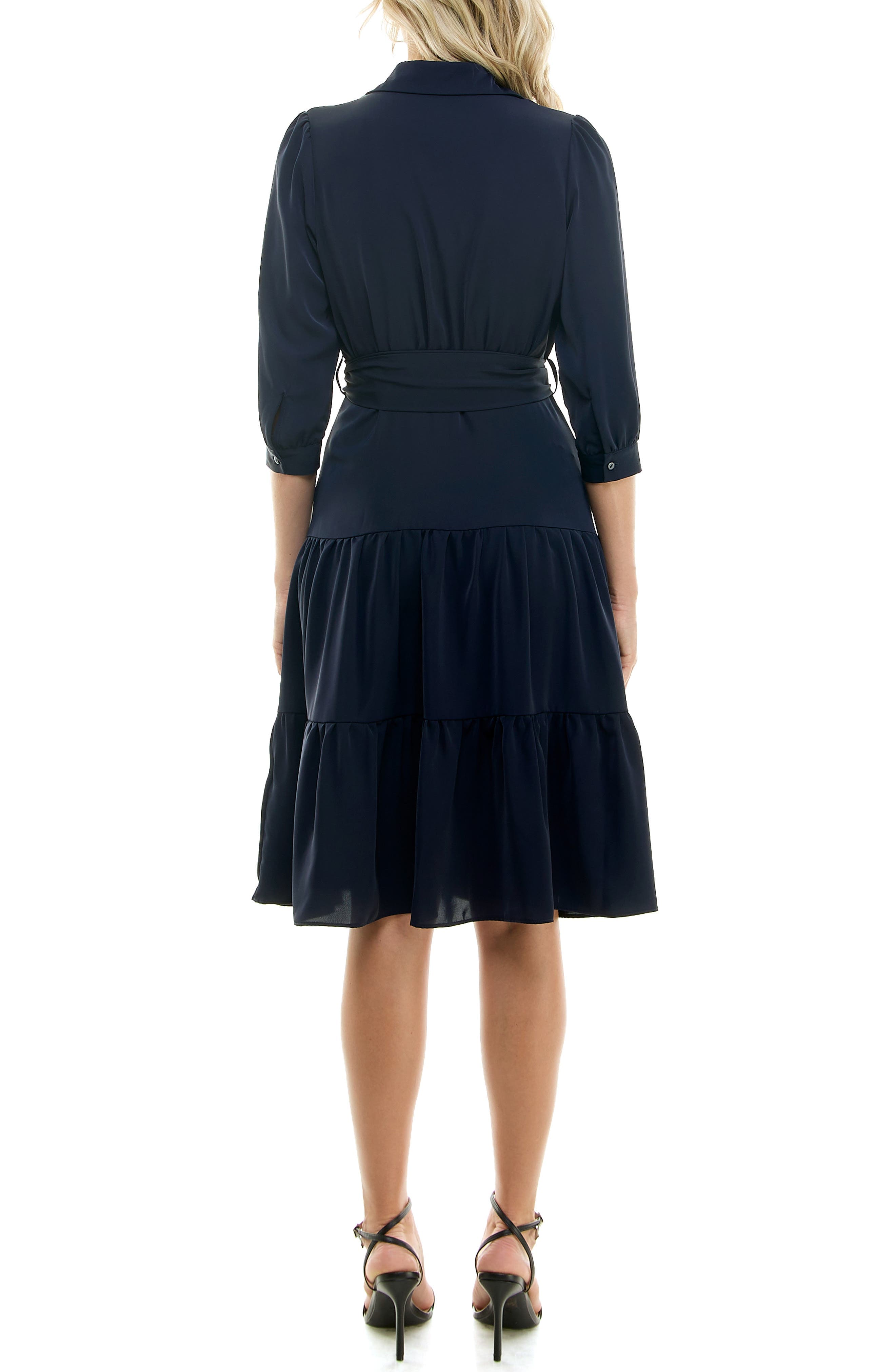 Tiered Ruffle Midi Dress - image 2