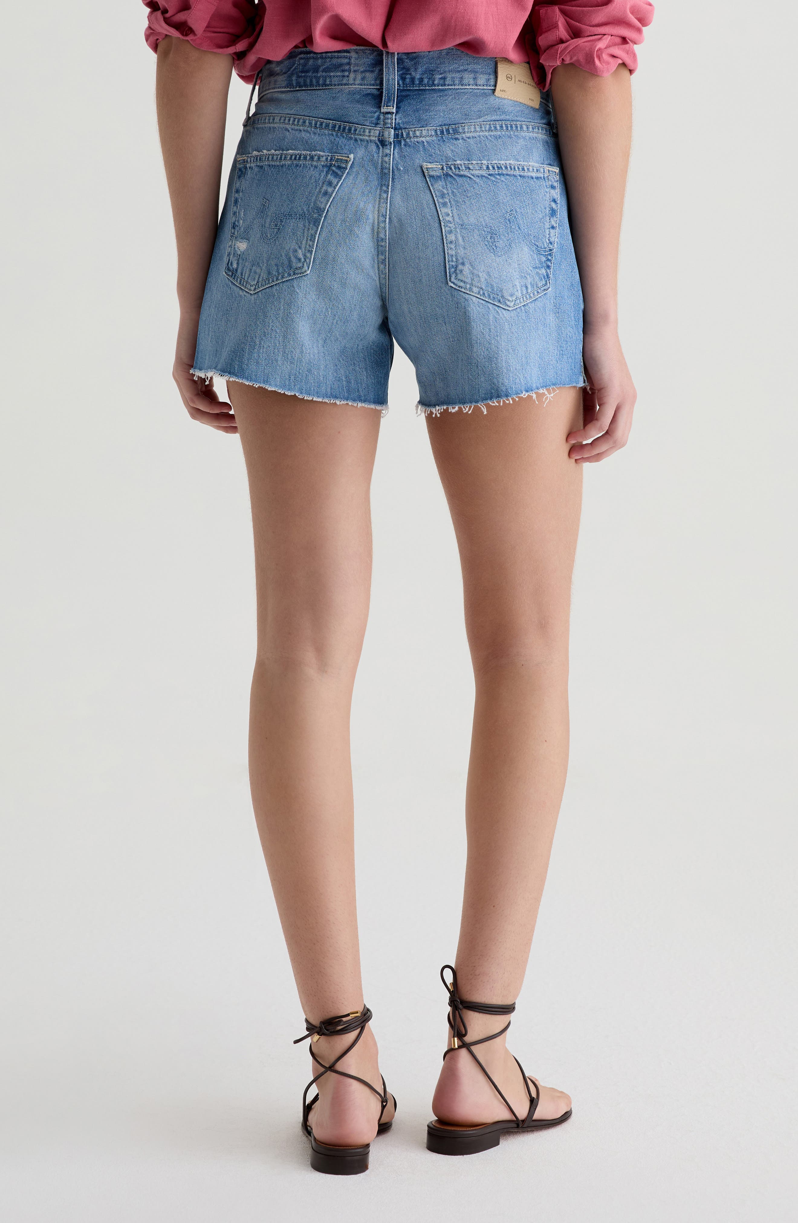 Halle Cutoff Denim Shorts - image 2