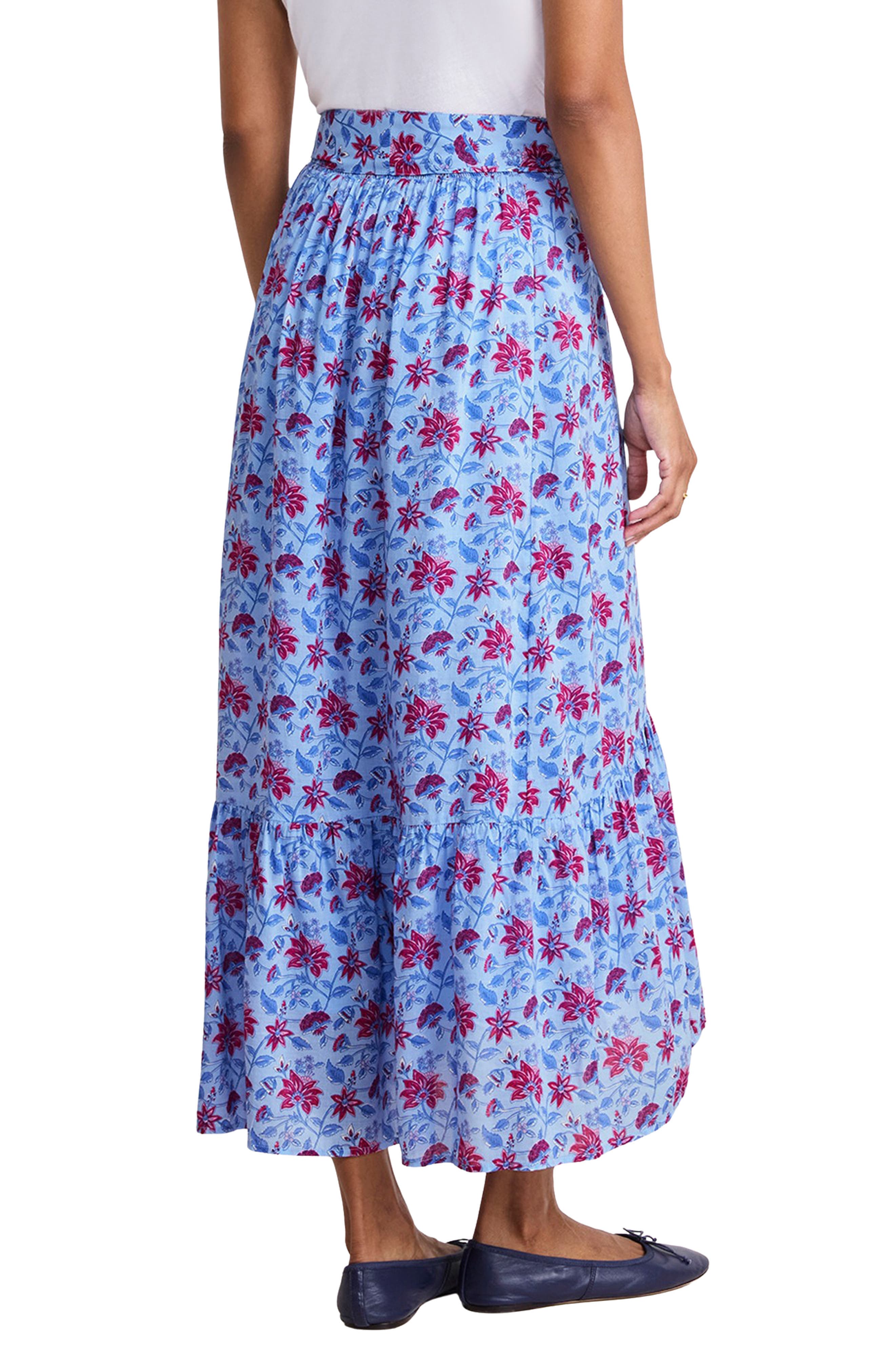 Katama Faux Wrap Maxi Skirt - image 2