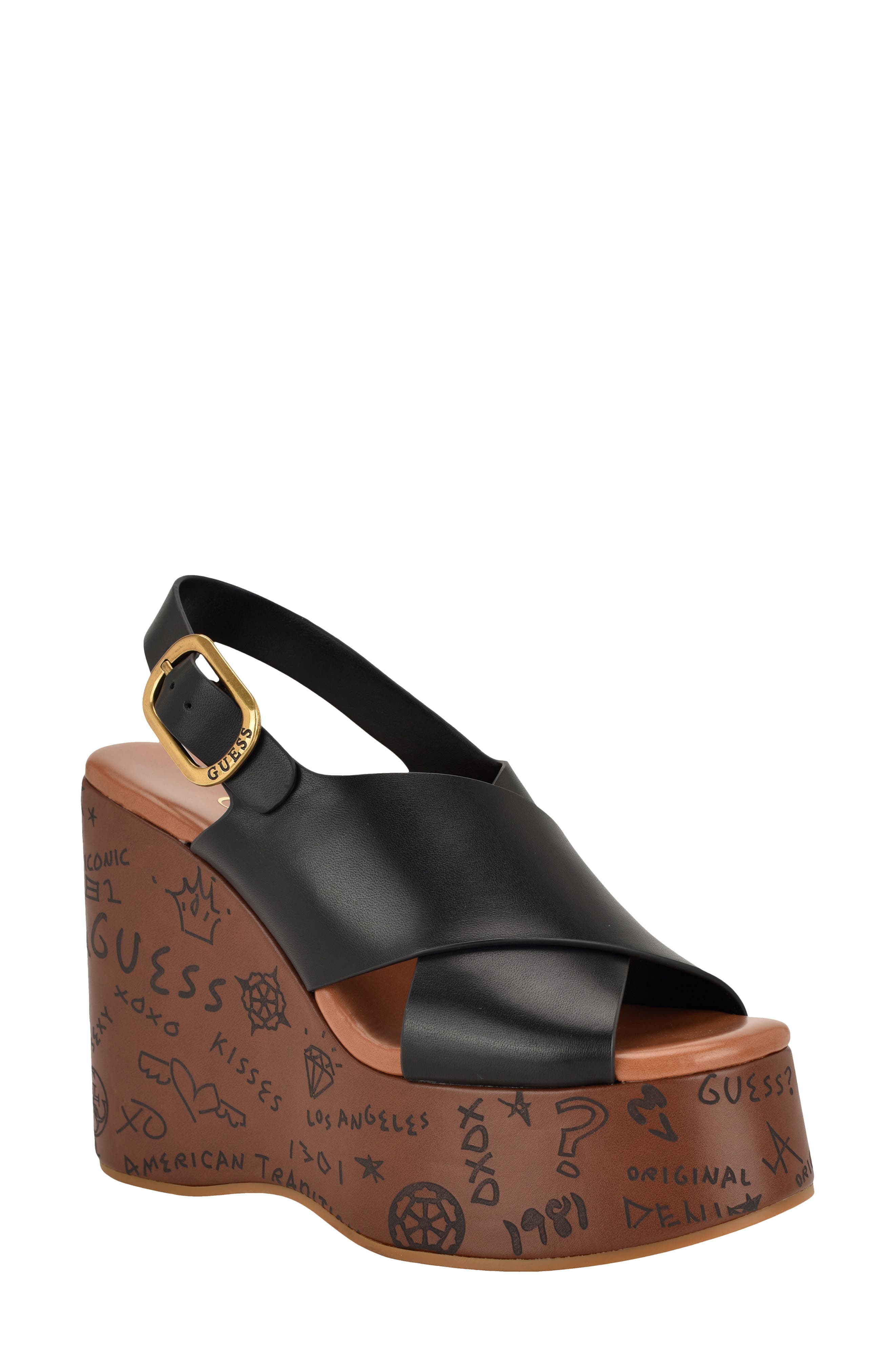 Yarisel Platform Wedge Sandal - image 1