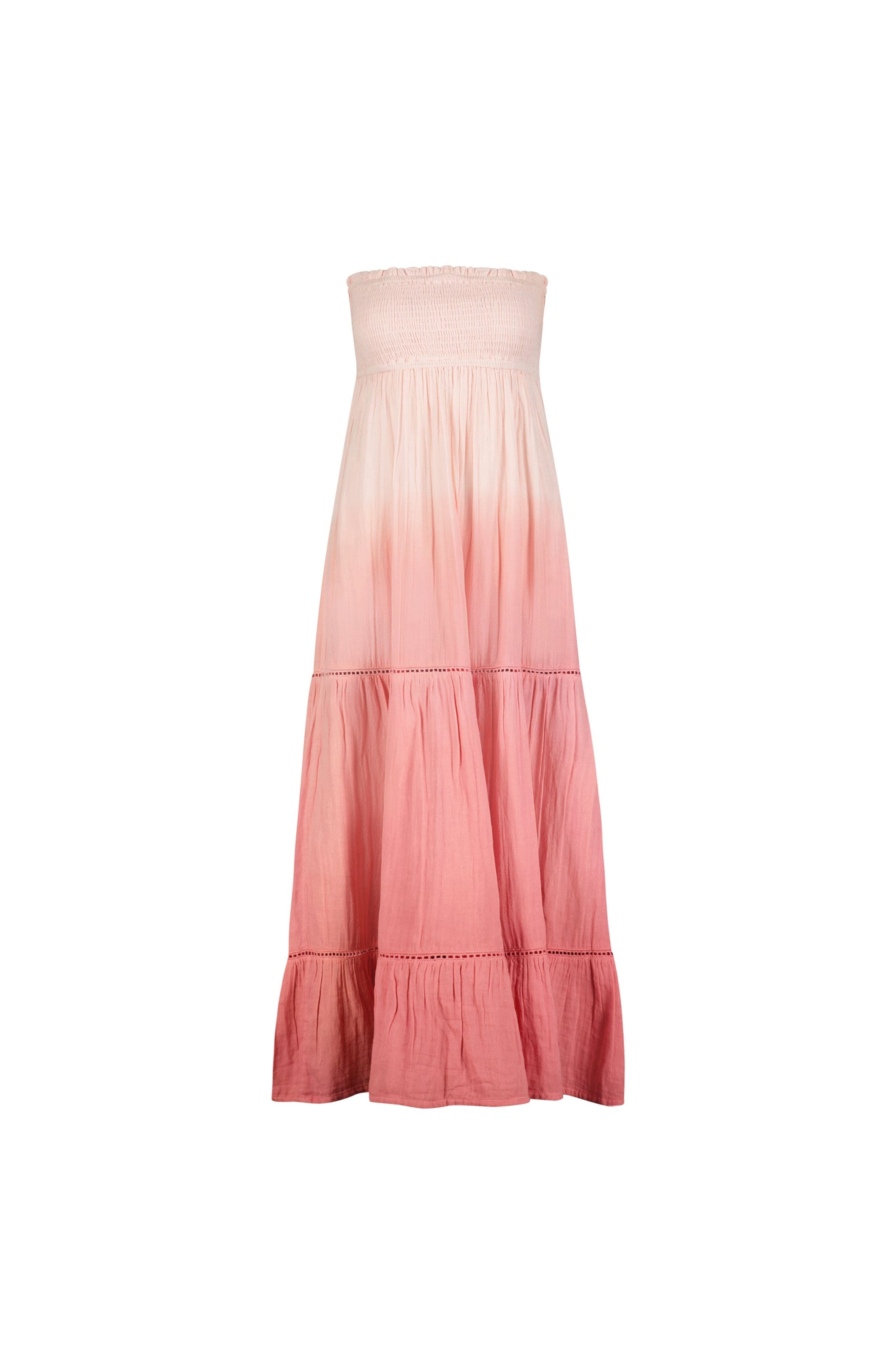 Fati Women's Strapless Maxi Dress Rose Ombre - image 2