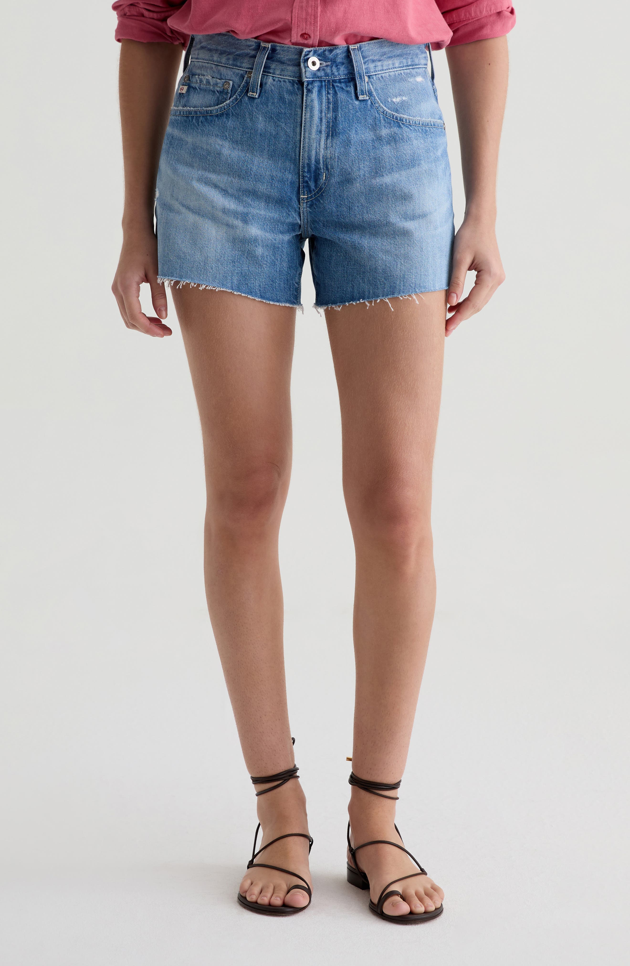 Halle Cutoff Denim Shorts - image 1